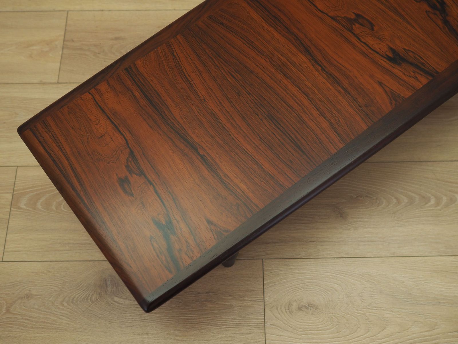 Danish Lowboard With Black Legs – Low Profile Mid Century Modern Design, 1970s photo buy