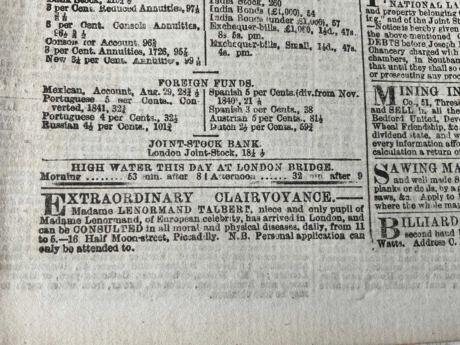 Woonaccessoires The Times Newspaper augustus 1851, complete maandreeks, Victoriaanse dagbladen met supplementen photo