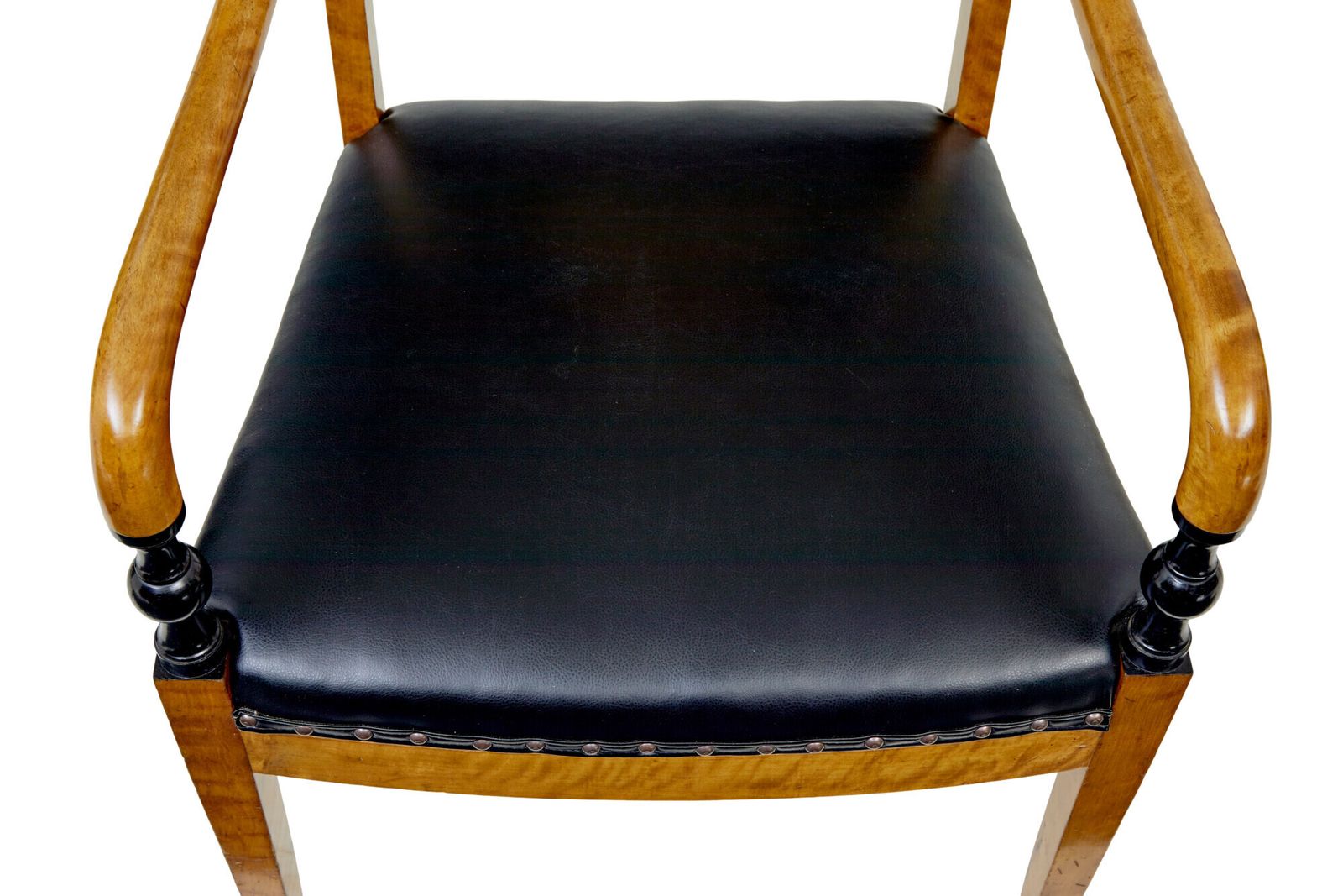 Paar art deco fauteuils van Scandinavisch berkenhout photo 1535.0