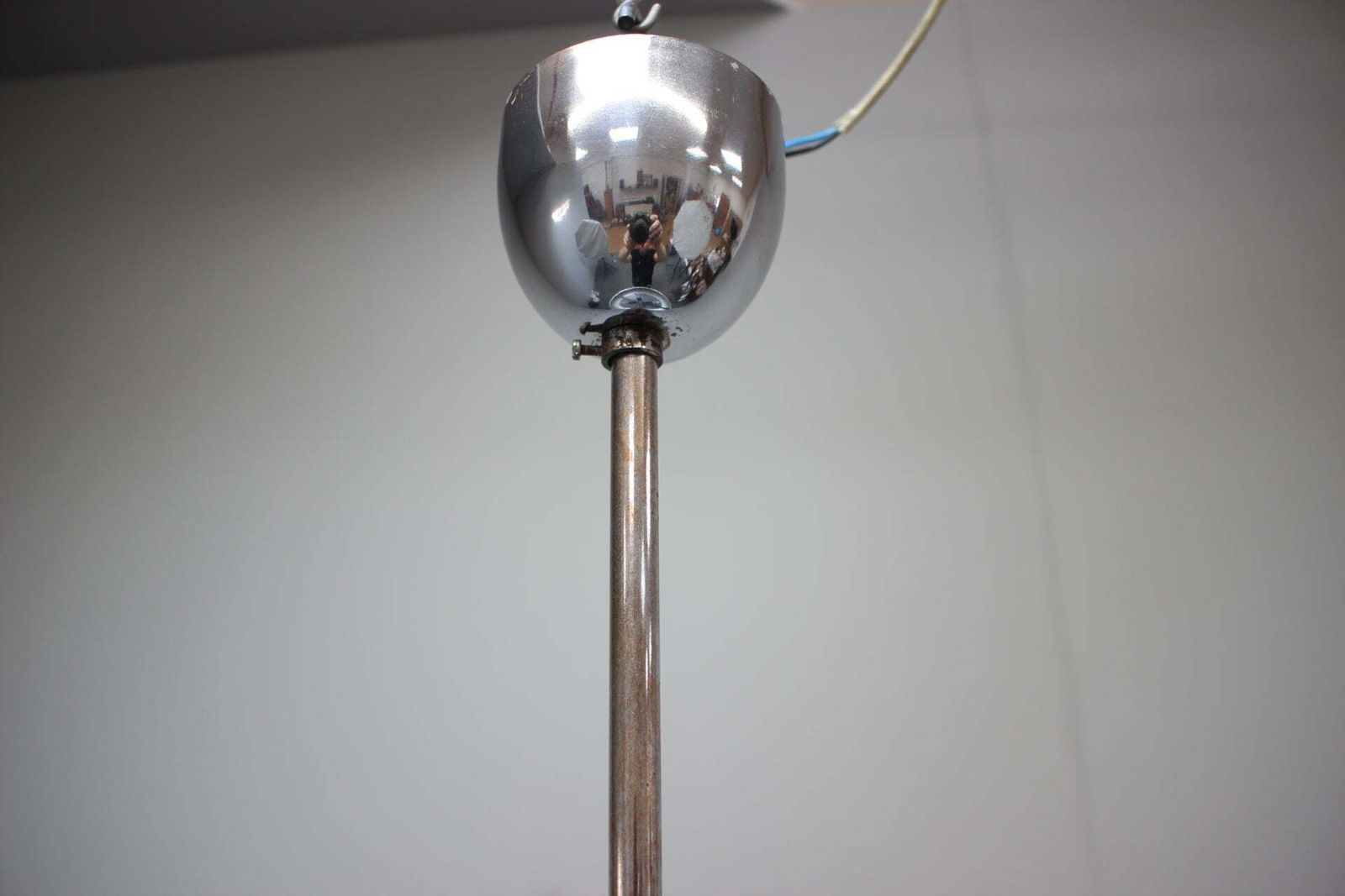 927.0 Suspension Bauhaus UFO par Josef Hůrka pour Napako, Tchécoslovaquie, années 1930 photo