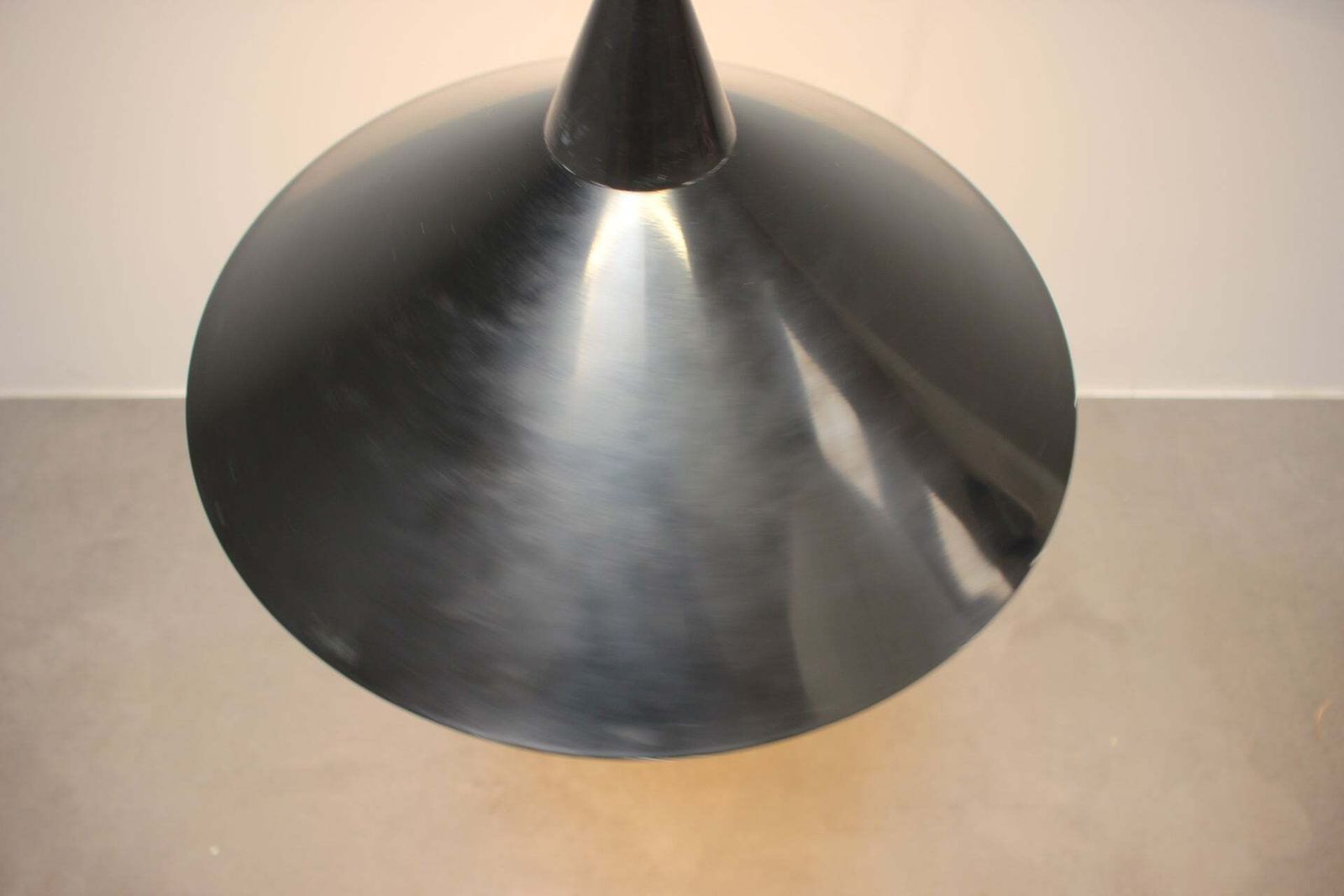 photo for sale Hanglamp, Tsjecho-Slowakije, jaren 1970, Space Age, zwart metaal