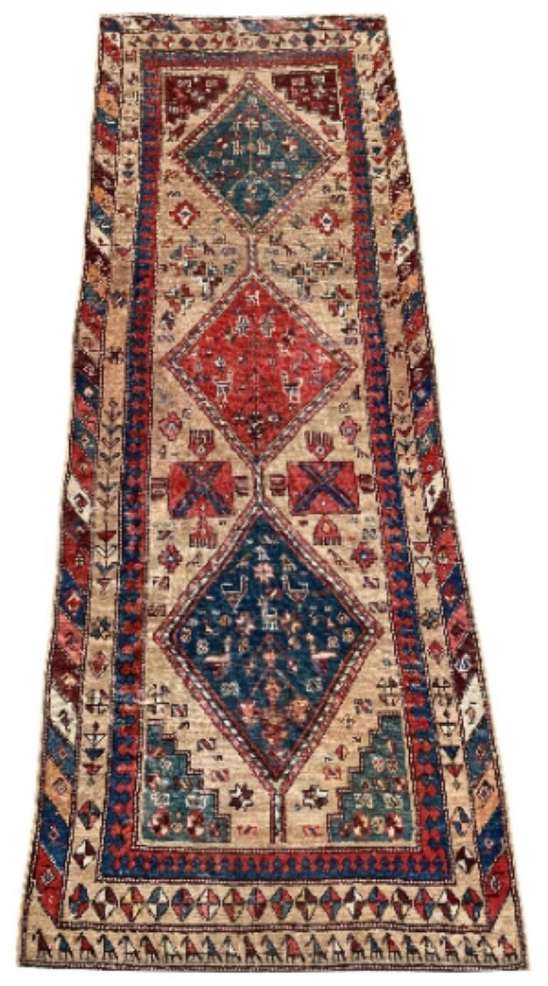 Antiek Anatolisch loperkleed 2,89 m x 1,04 m photo furniture