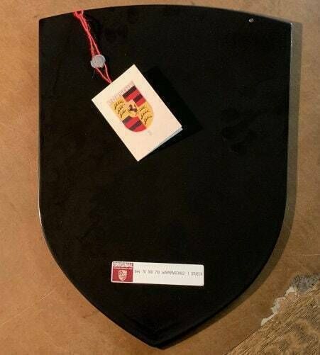 Orig. Porsche Classic Enamel Plate /Coat Of Arms/Crest 45 X 38 Cm photo for sale