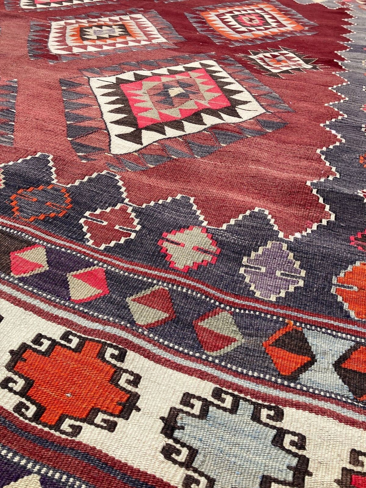 Vintage Anatolische kilim 2,50 m x 1,70 m photo vintage