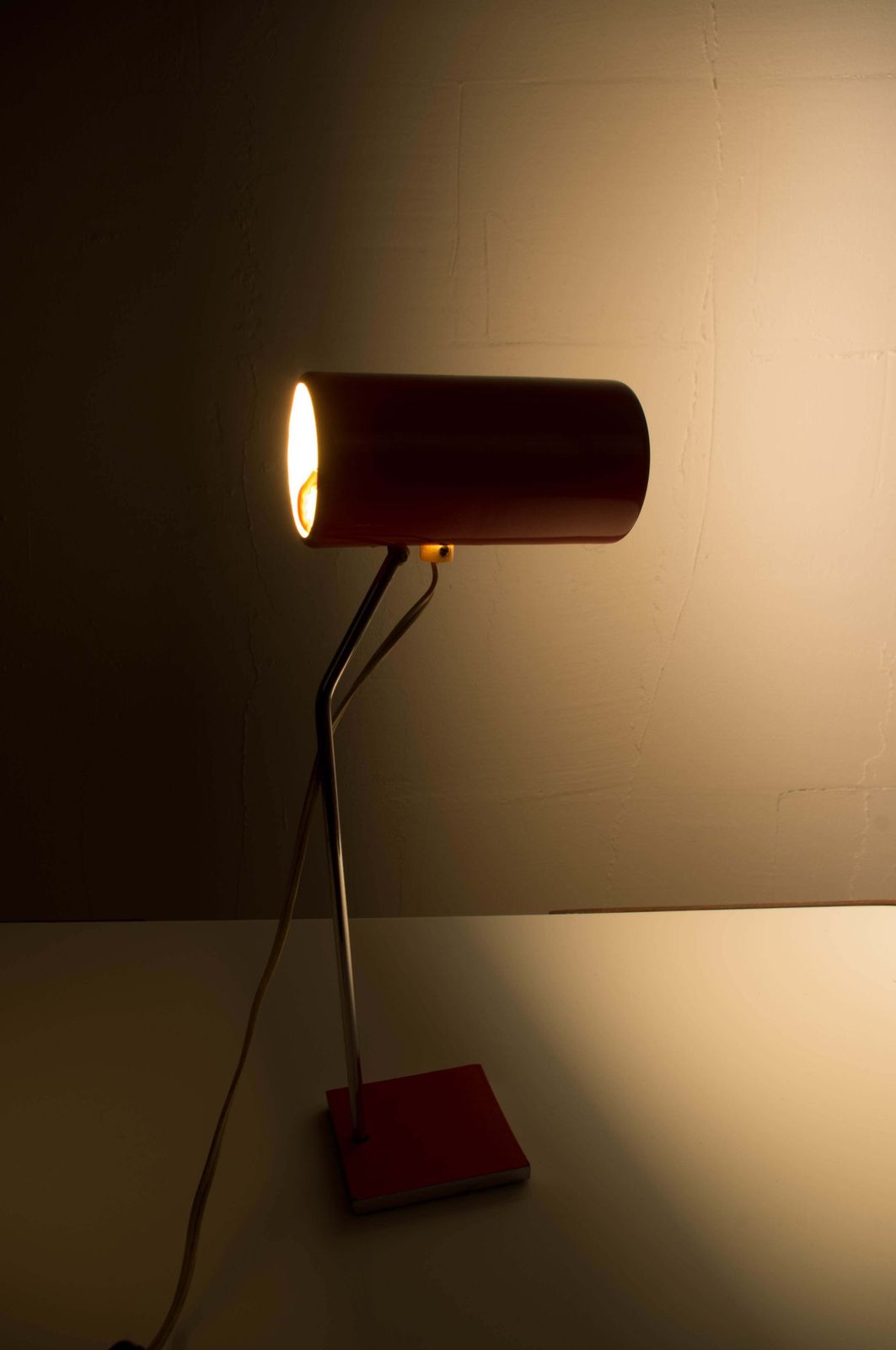 Minimalist Space Age Mid Century Table Lamp Lidokov, 1960s photo buy