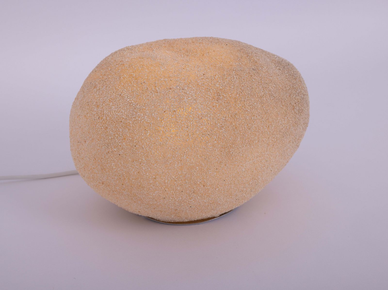 Lampe « Dora » Moon Rock par André Cazenave, Italie, années 1970 photo vintage