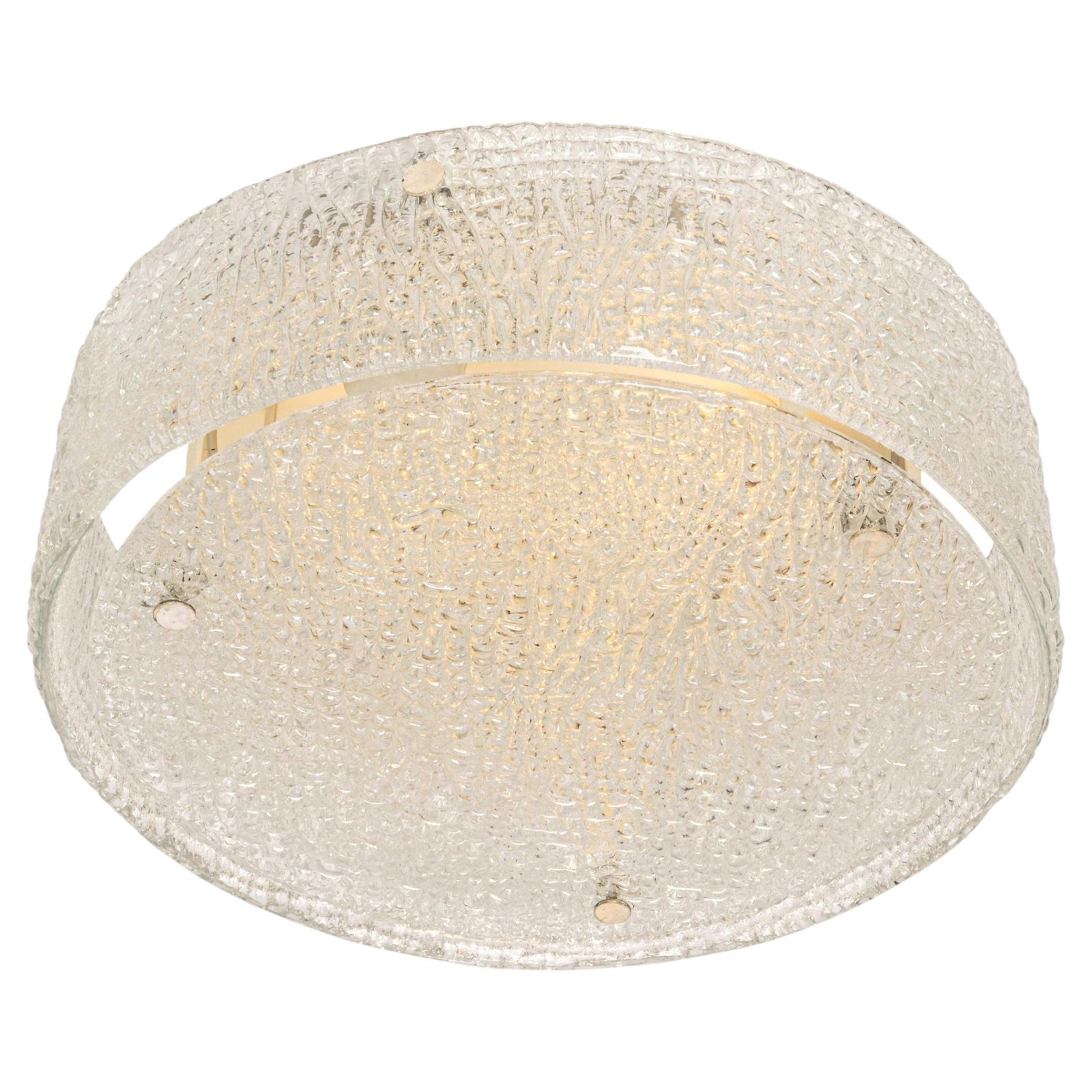 Grote Murano Glazen Plafondlamp van Kaiser, Duitsland, jaren 1960