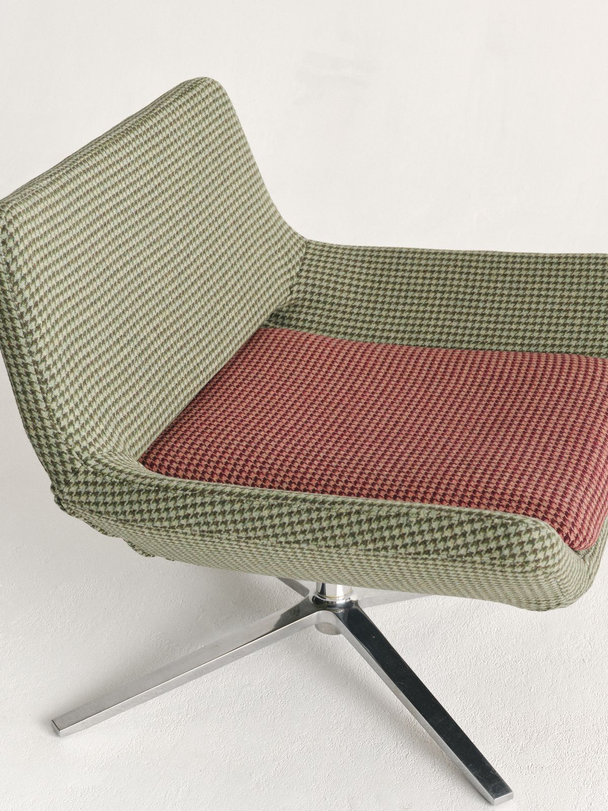 B&B Italia "Metropolitan Me84" Armchair, Upholstered In Oliver Spencer Wool photo 2850.0