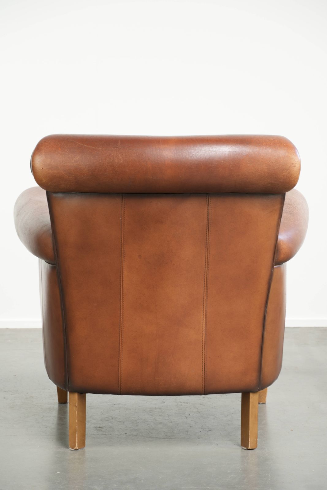 Timeless Armchair Made Of Sheepskin With A Beautiful English Look photo Furniture