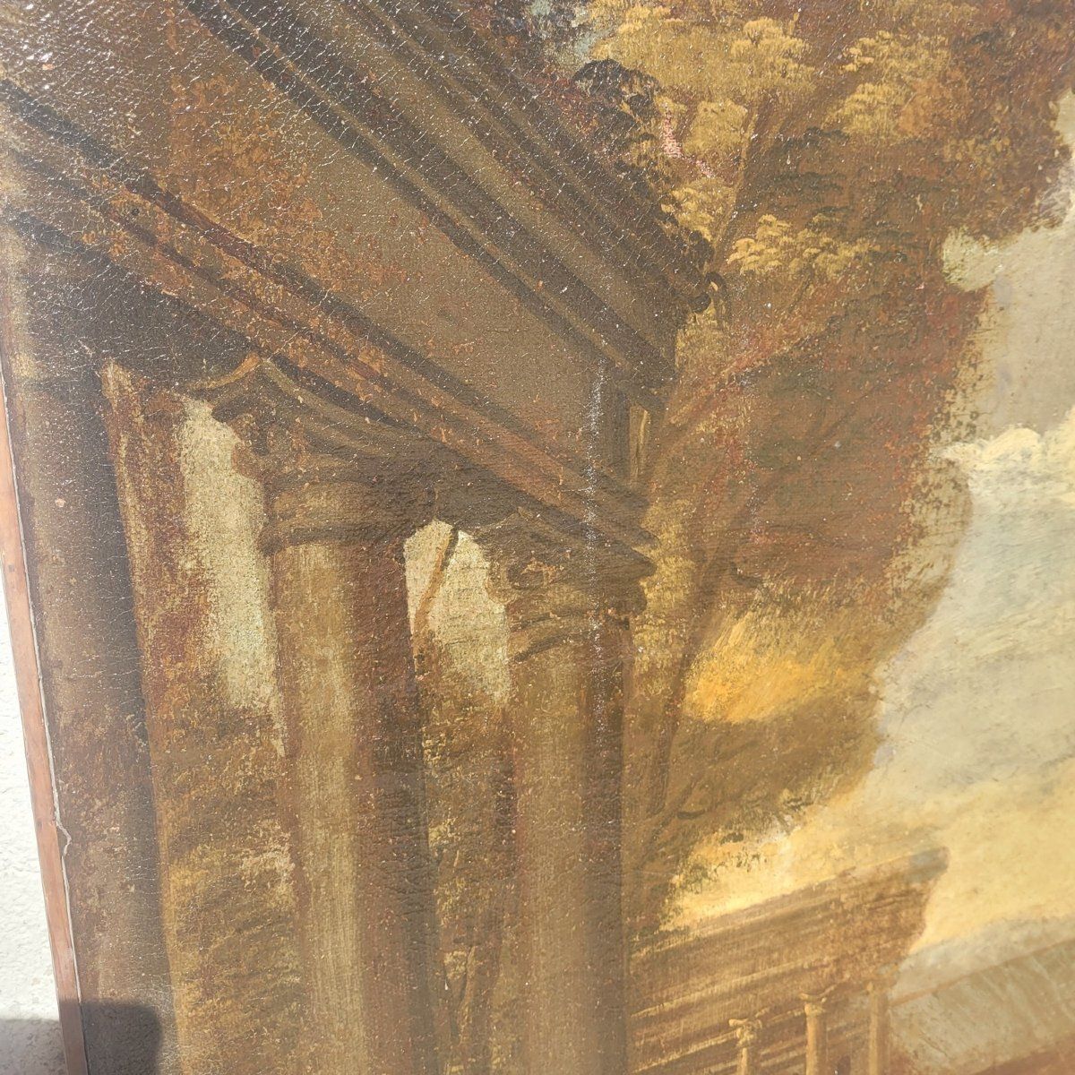4800.0 Paire de vues architecturales, 150 x 115 cm, Italie, XVIIe siècle photo