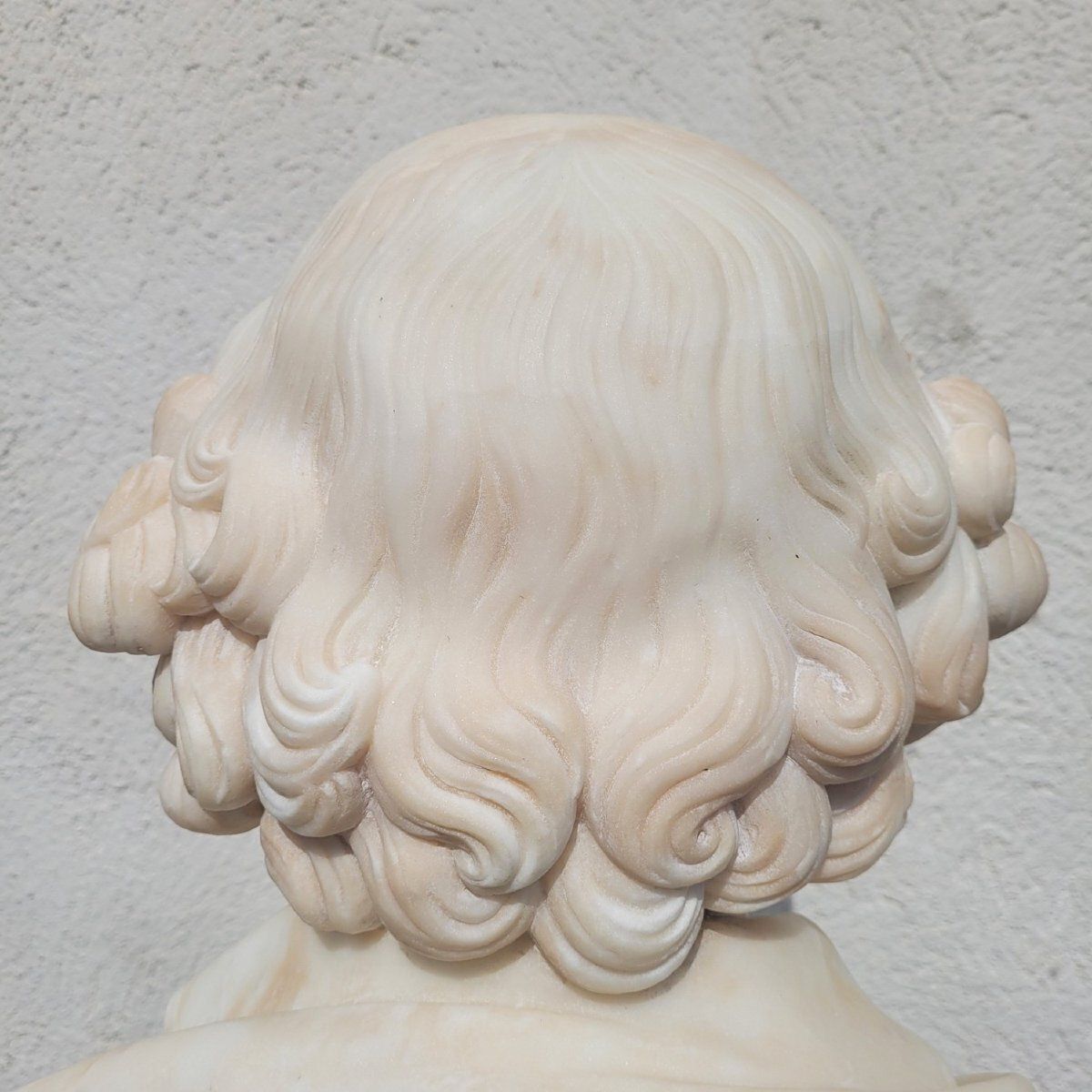 Buste de Shakespeare, H. 70 cm, marbre blanc, XIXe siècle photo buy