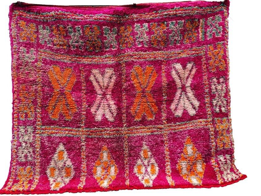 No Custom Fee   Free Shipping / Vintage Moroccan Rug, 1920s, Wool, 175x147 Cm photo 450.0