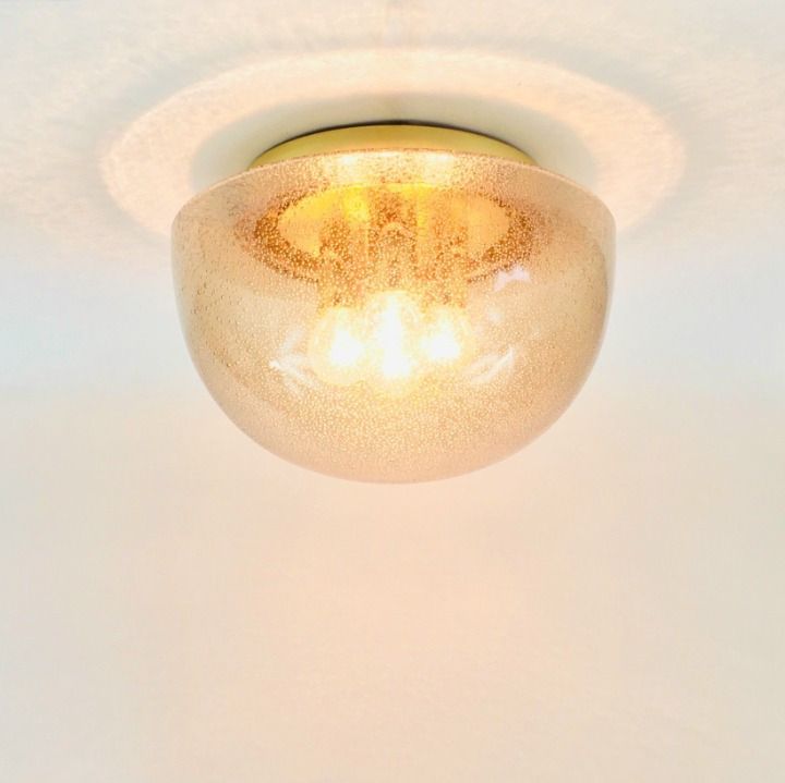 Grand plafonnier Space Age en forme de champignon, Limburg, Allemagne, années 1970 photo 375.0