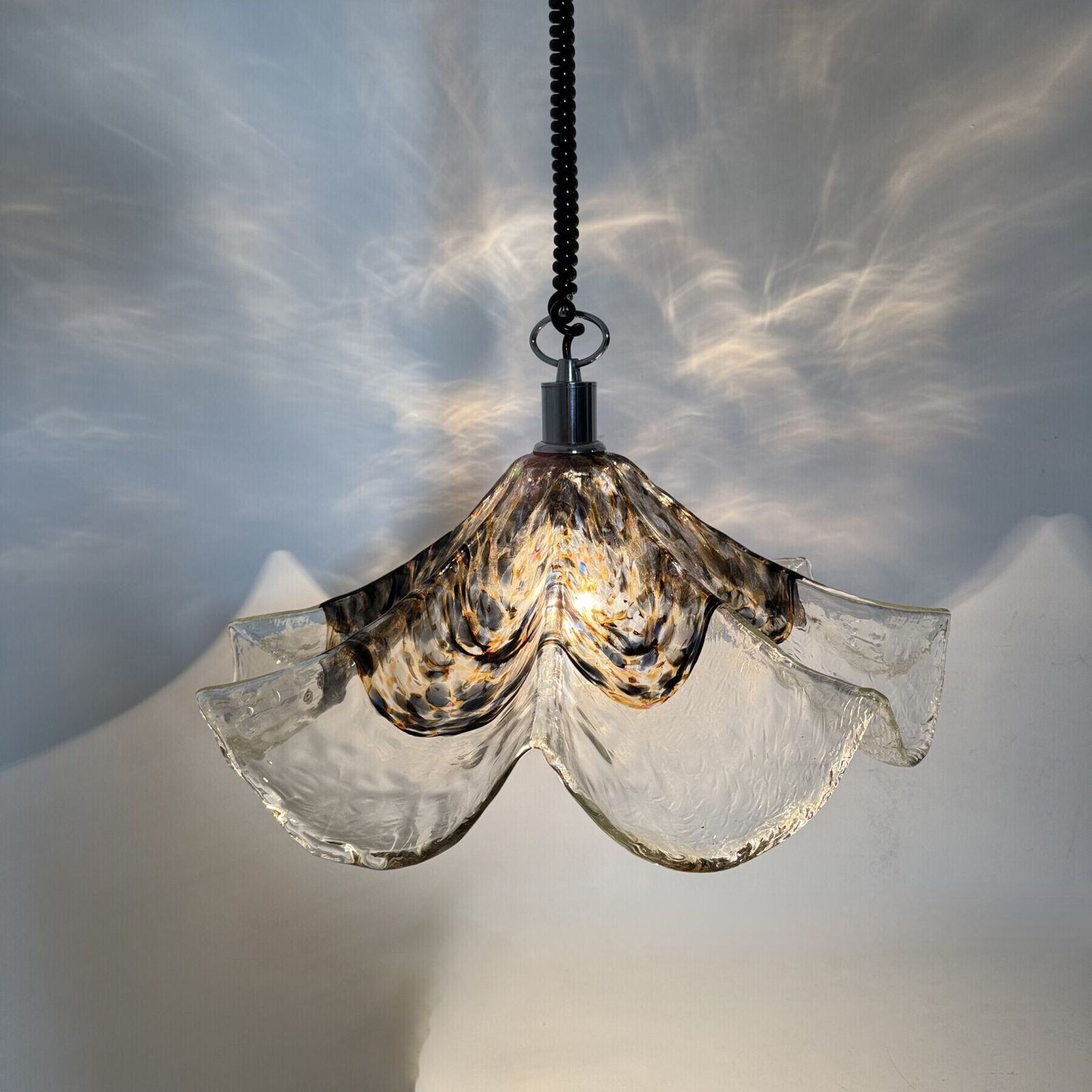 photo buy Mid Century Italian Murano Glass Pendant Lamp , 1970s