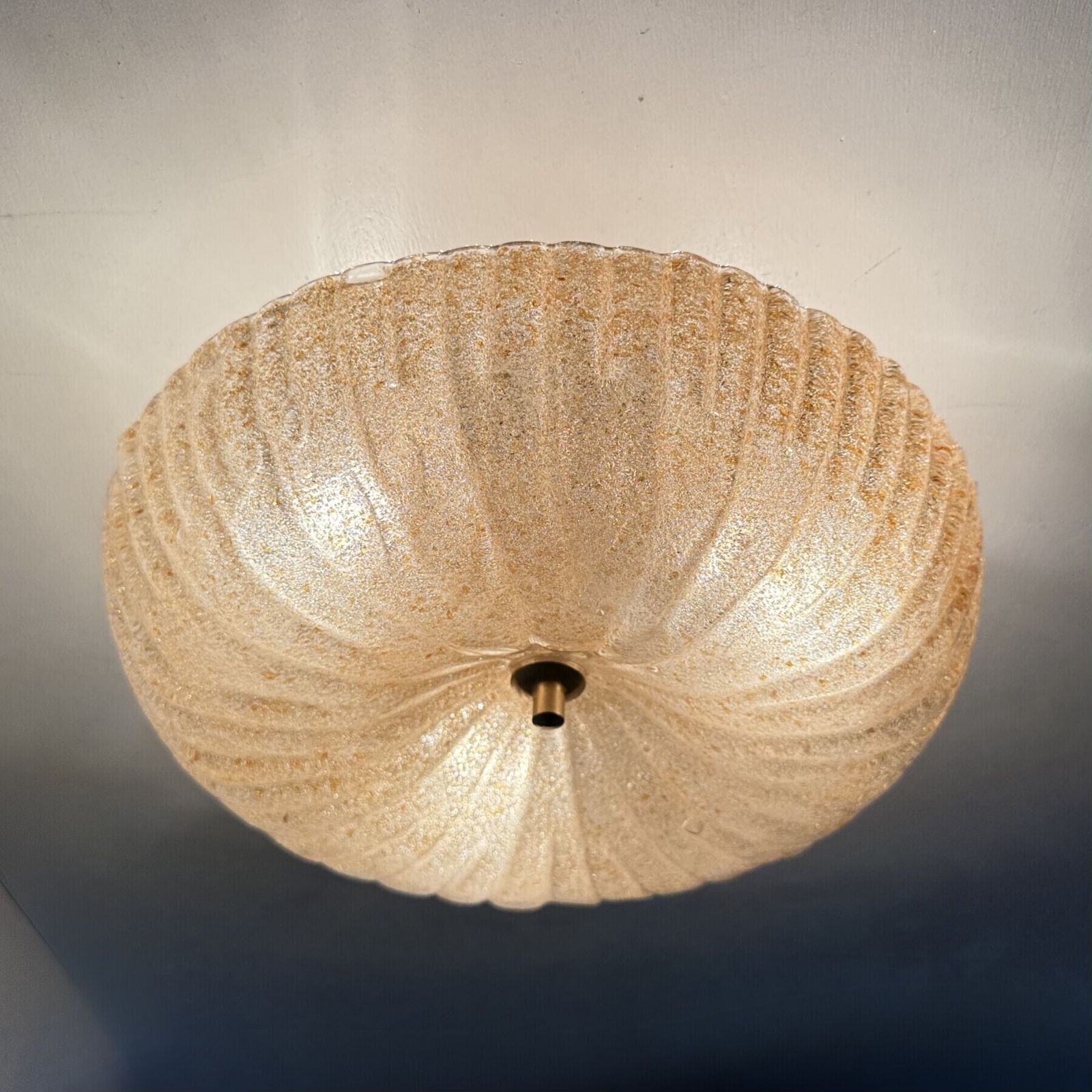 Mid Century Design Glass Ceiling Lamp , 1970s photo furniture