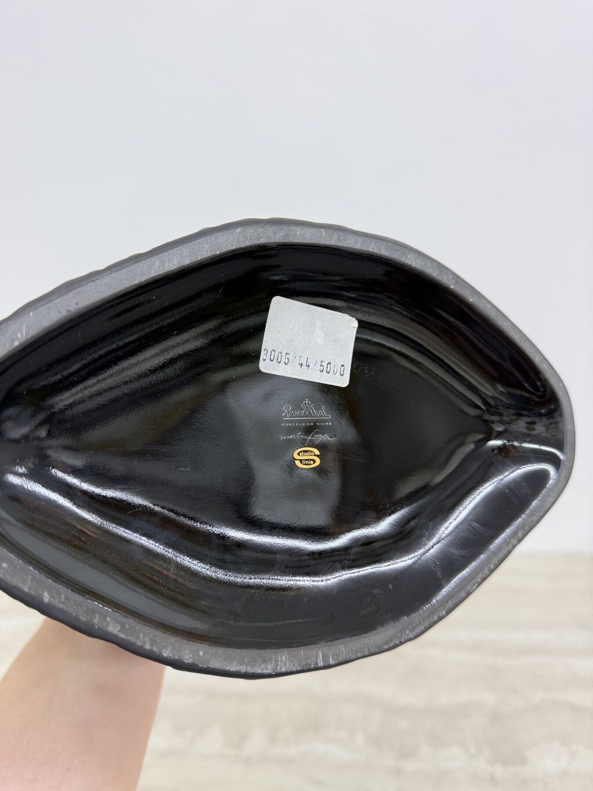 Xxl Large Black Bisque Black Porcelain Vase By Martin Freyer For Rosenthal , 1970s photo furniture