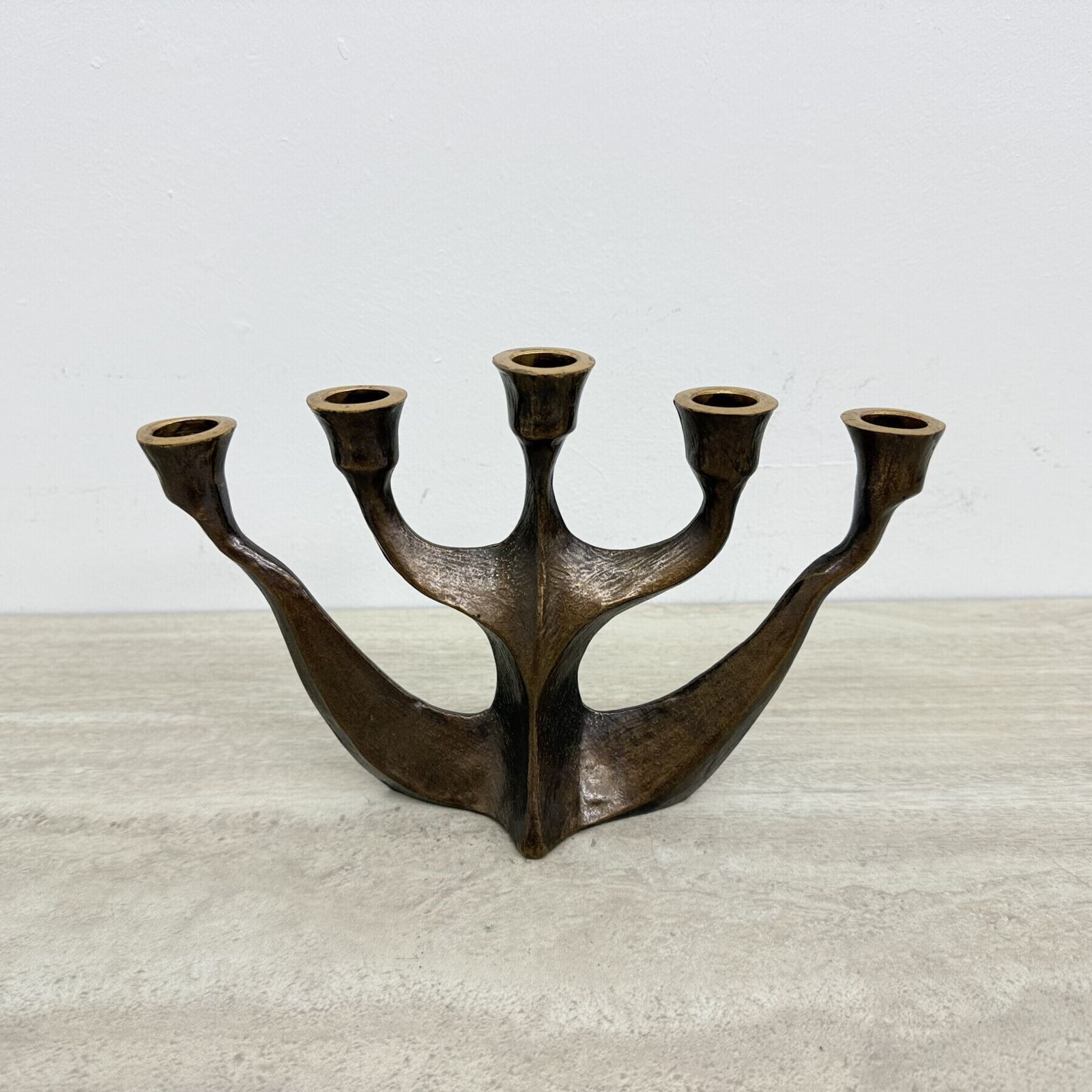 Brutalist kandelaar van Horst Dalbeck, jaren 1970, Duitsland photo Woonaccessoires