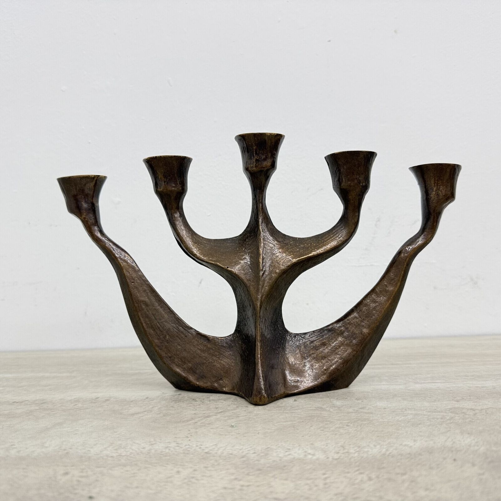 Brutalist kandelaar van Horst Dalbeck, jaren 1970, Duitsland photo vinterior