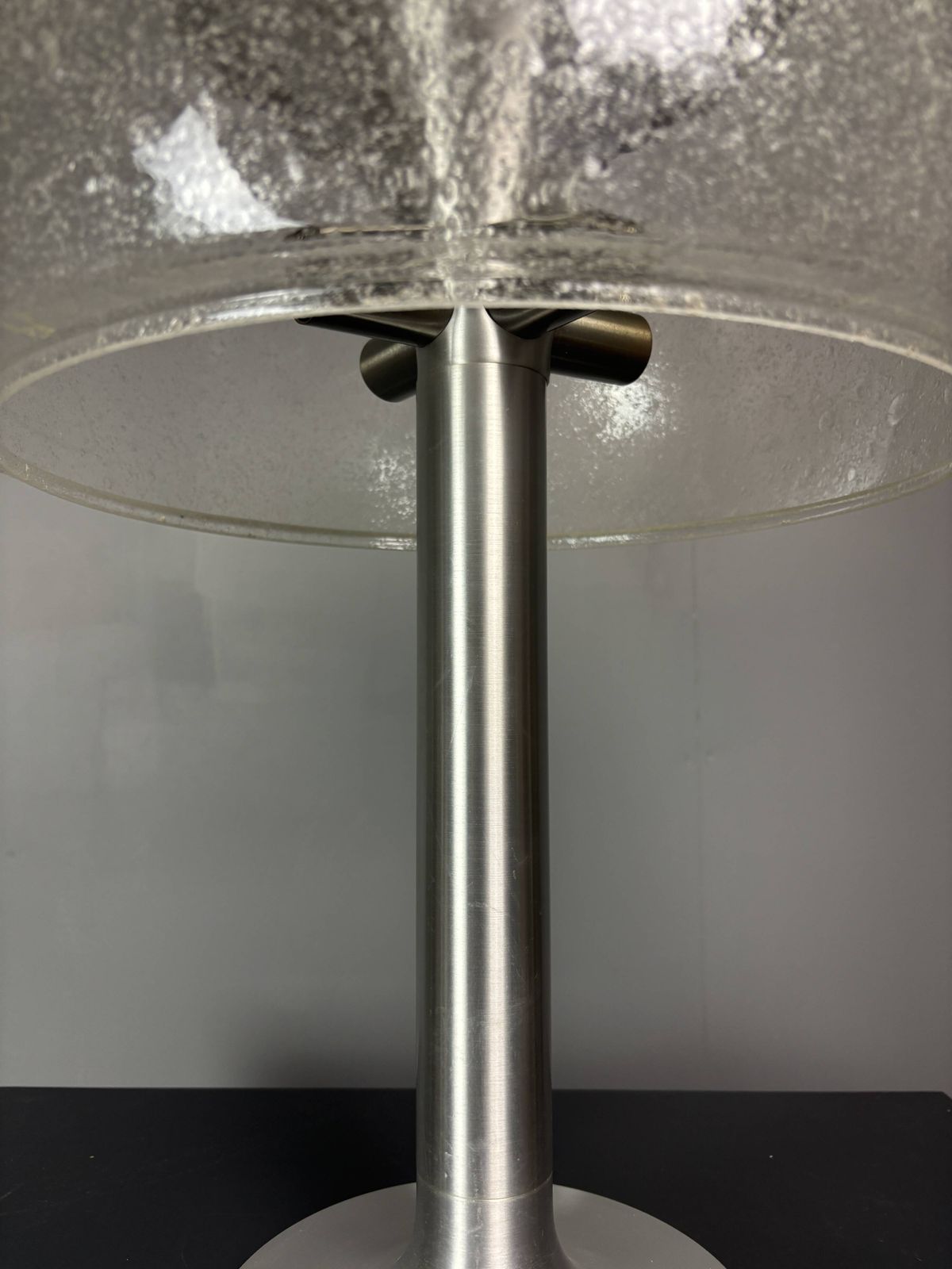 photo vinterior Grande lampe de table champignon Space Age mid-century, Temde Leuchten
