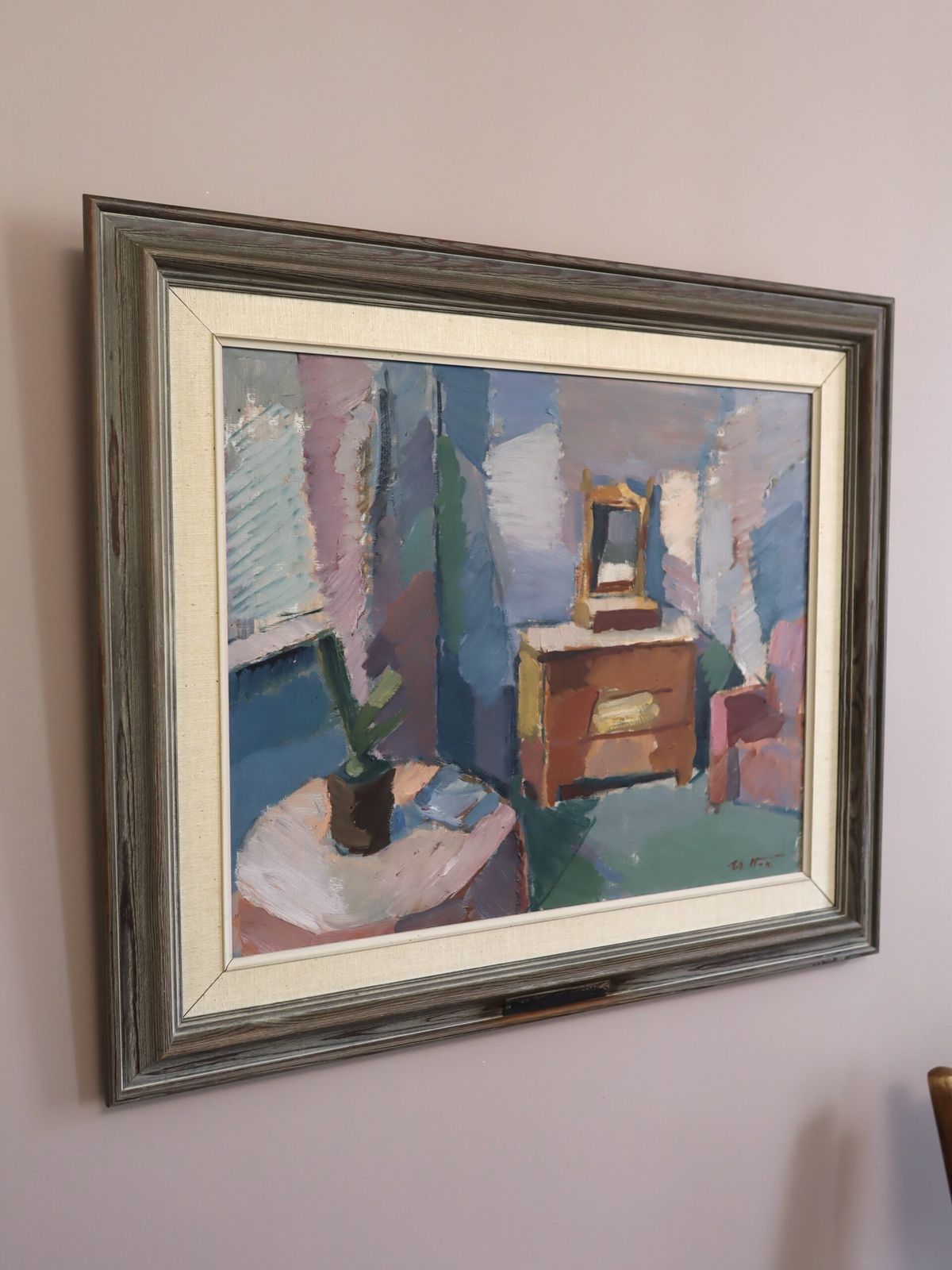 The Pastel Room In Oil Onto Canvas photo Art
