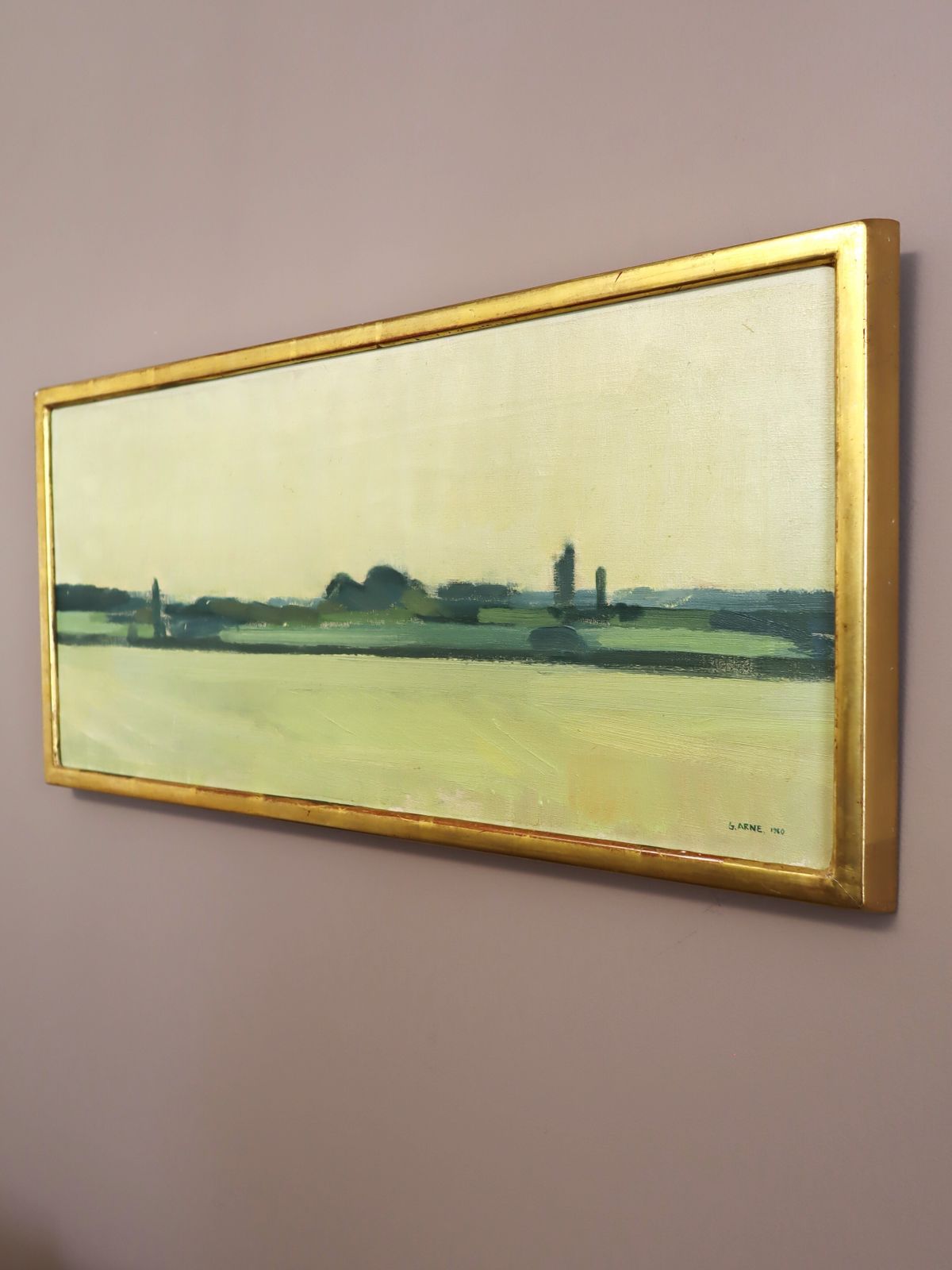 The Distant Green In Oil Onto Canvas photo furniture
