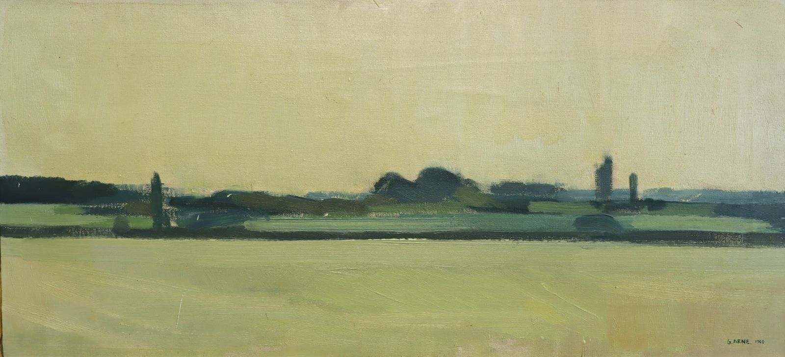 The Distant Green In Oil Onto Canvas photo 627.0