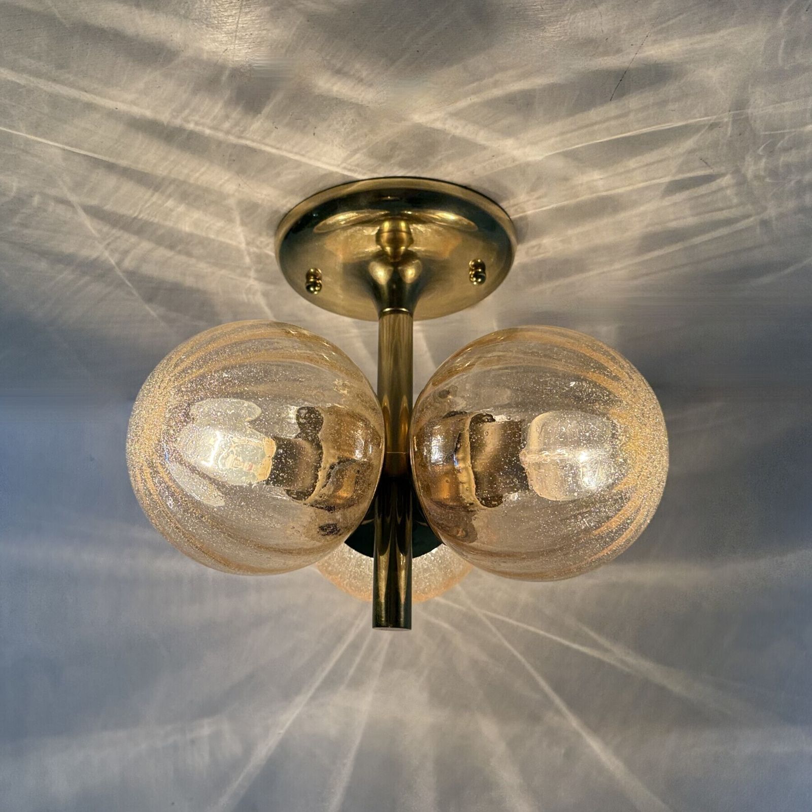 Mid Century Design Kaiser Leuchten Ceiling Lamp , 1960's Germany photo for sale