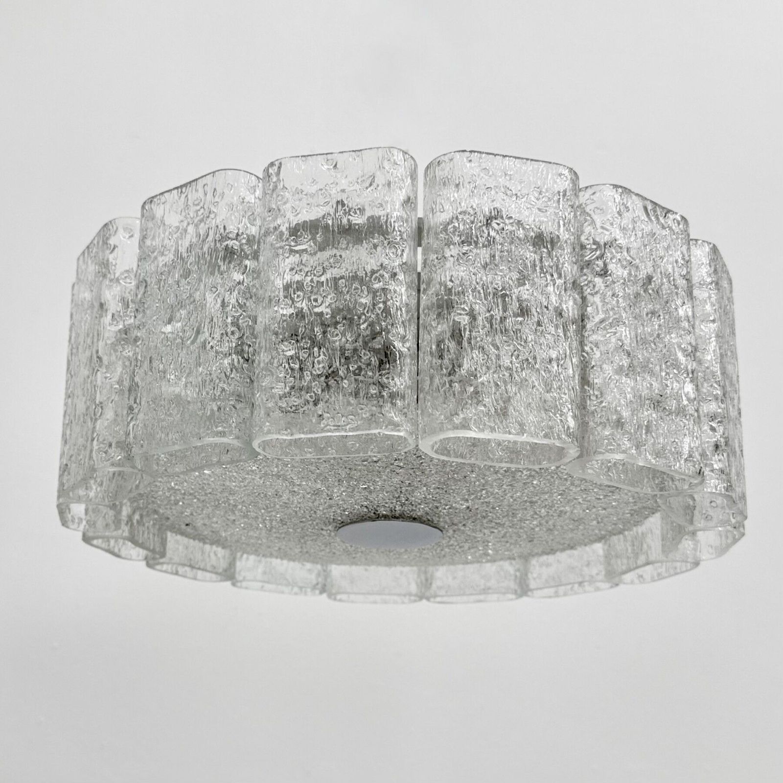 Plafonnier mid-century à tubes en verre Doria Leuchten, Allemagne, années 1960 photo for sale