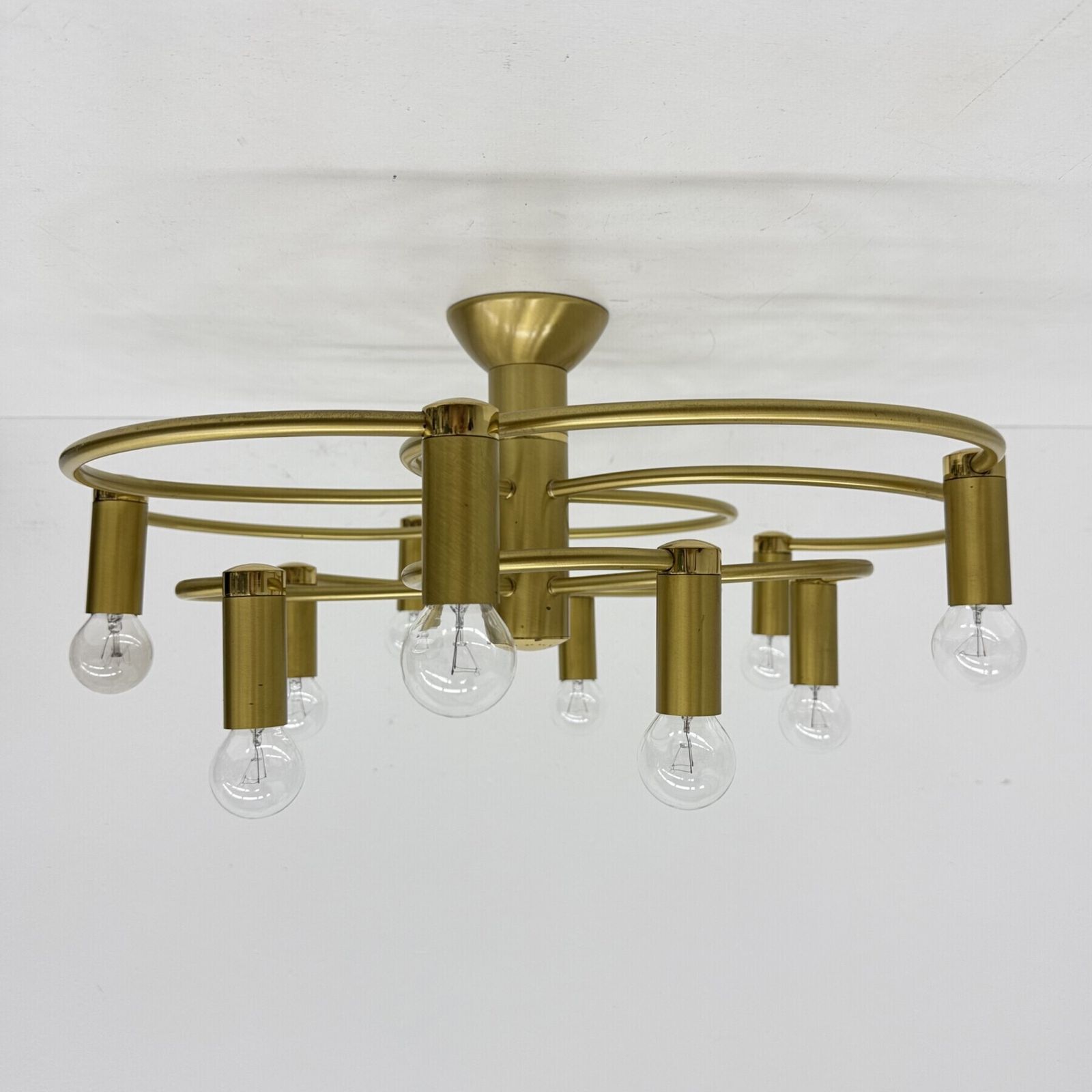 Plafonnier vintage Hufnagel Leuchten, années 1970 photo furniture