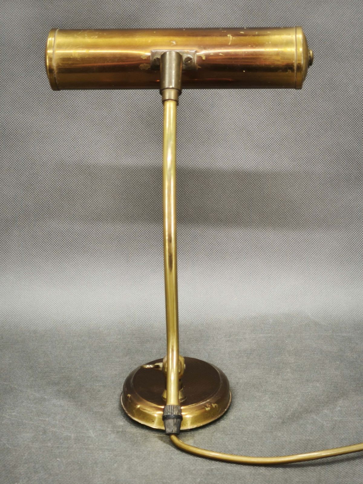 Verstelbare messing bureaulamp, Duitsland, jaren 1960 photo for sale