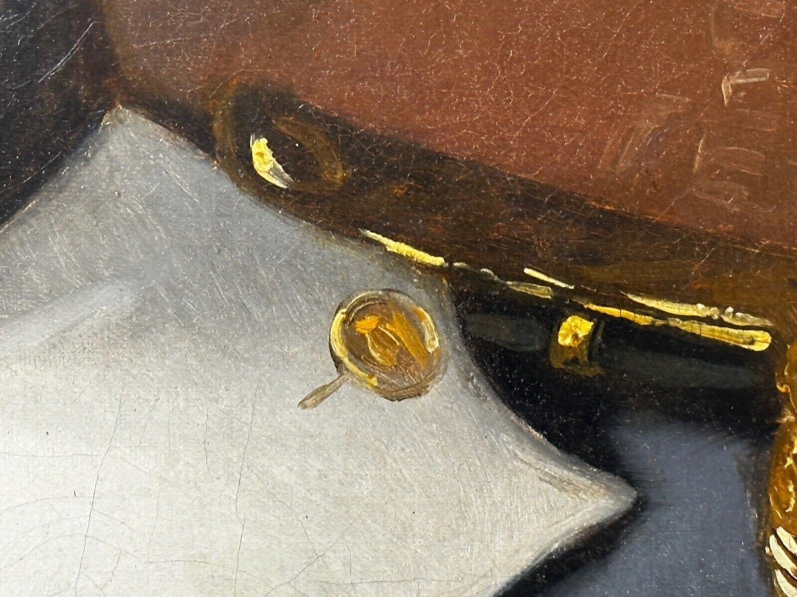 15000.0 Frans Napoleon Bonaparte olieverfportret ca. 1870 naar Robert Lefèvre, militaire kunst photo
