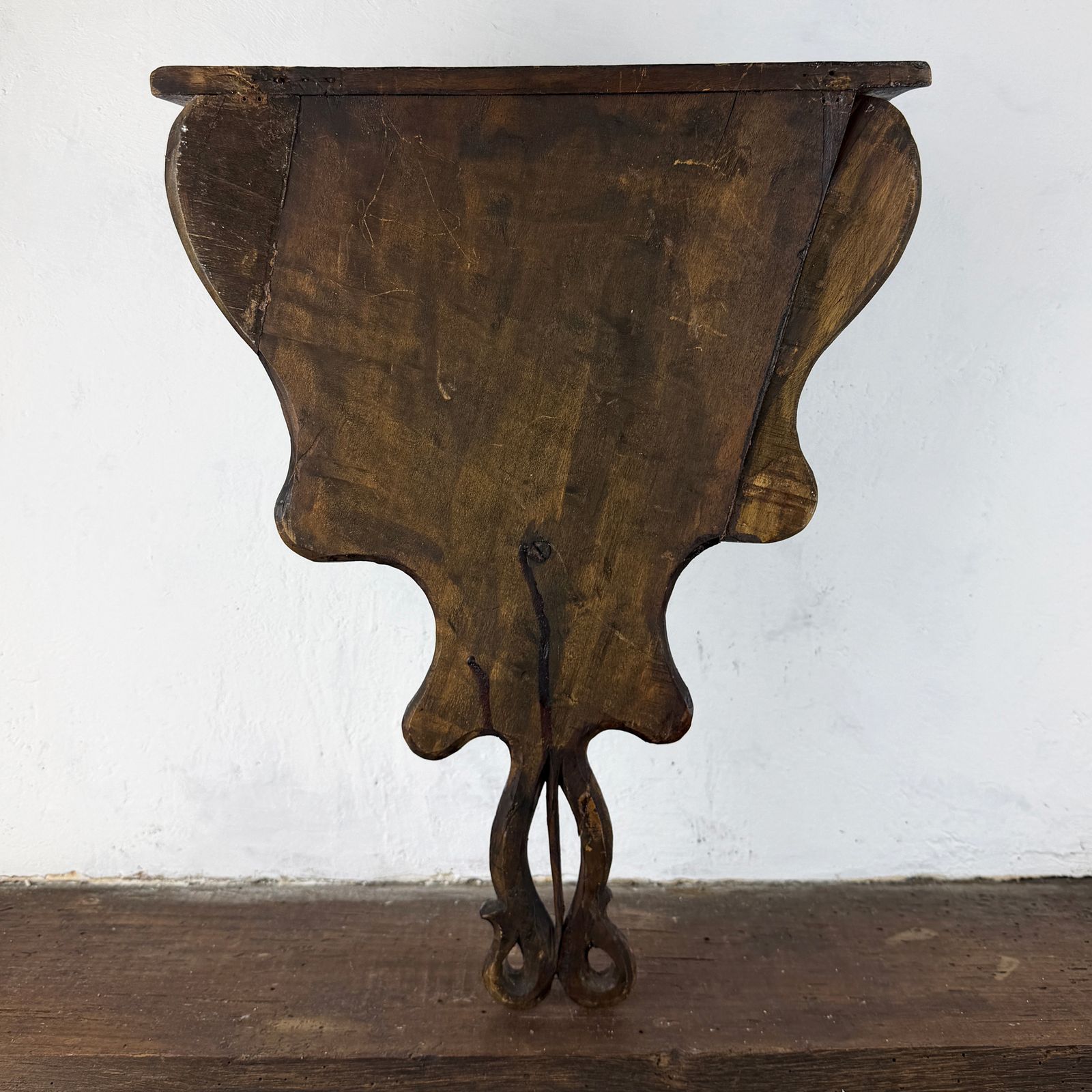 photo vinterior Art Nouveau Shelf, Italian Liberty Carved Wood Wall Bracket, Jugendstil