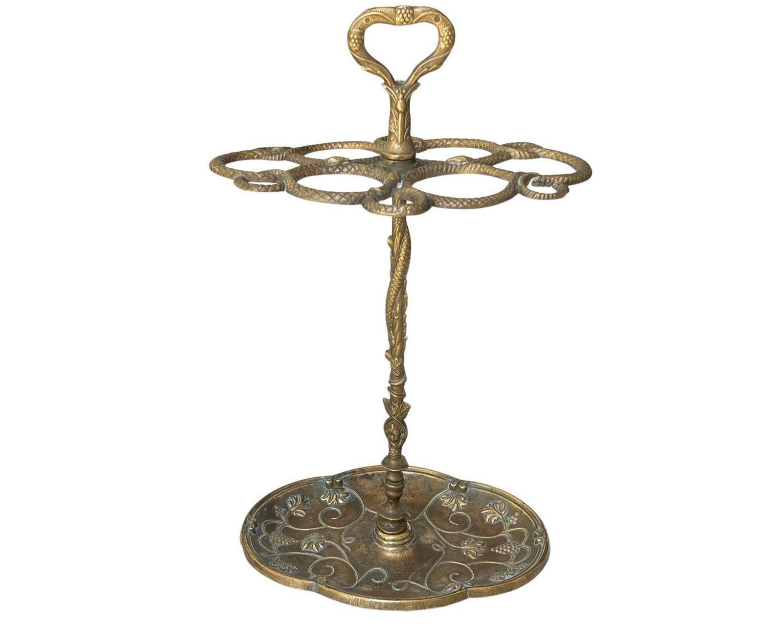 Paraplubak | Bronzen Stokkenstandaard | Victoriaanse Stijl voor de Gang.