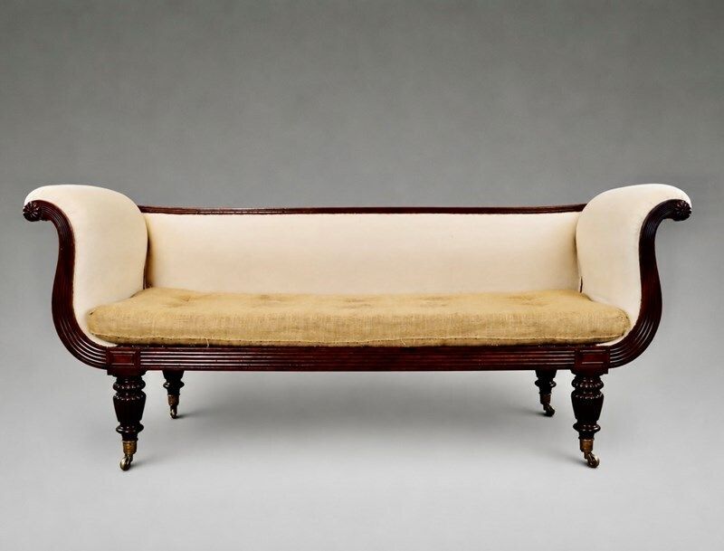 Fraaie Regency Mahonie Sofa, 1800s