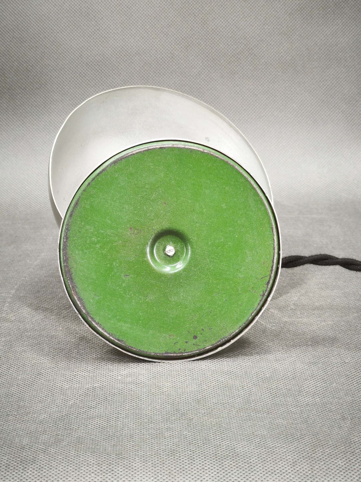 1930s Bauhaus Nickel Plated Table Lamp, Czechoslovakia photo vinterior