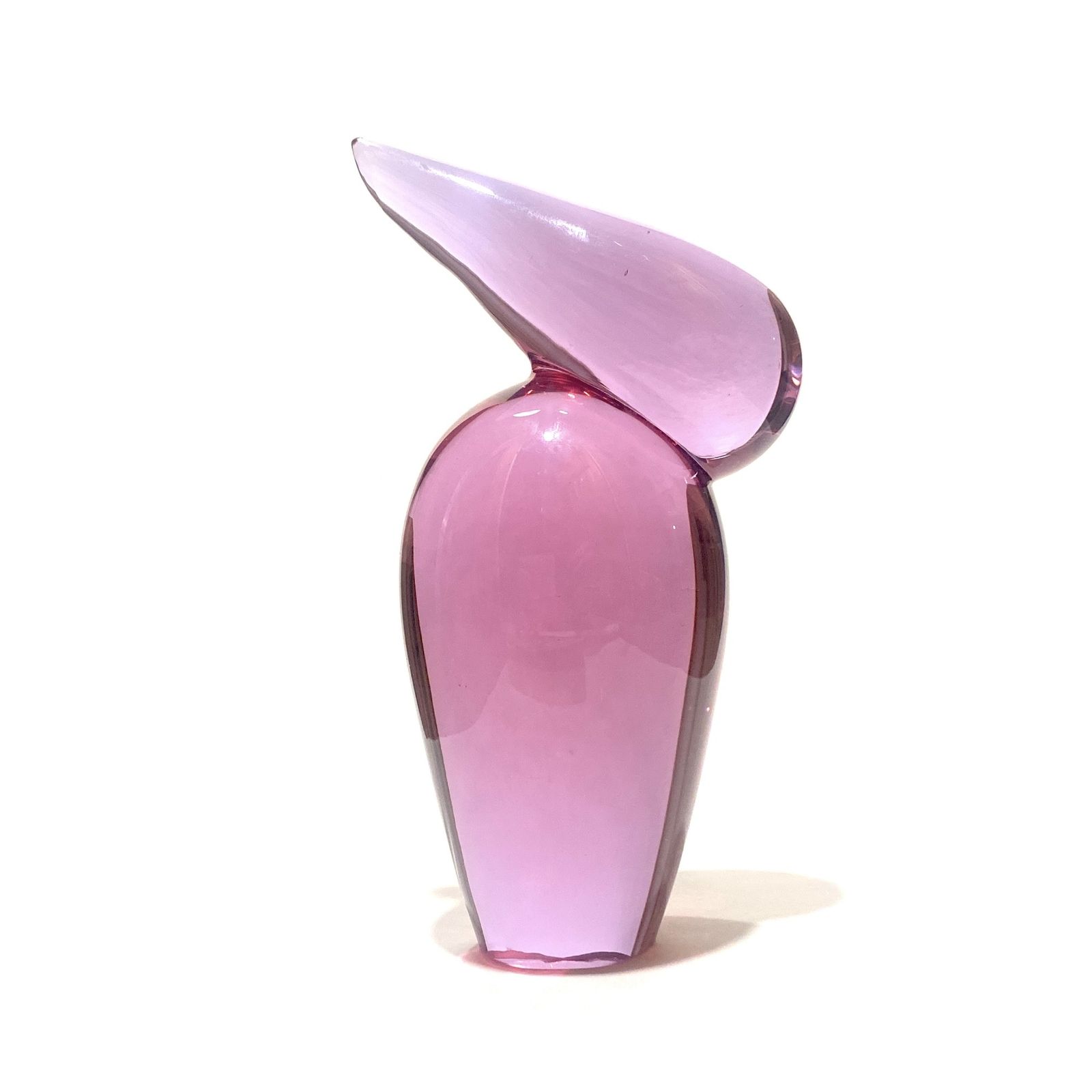 Miroslav Janku Glass Bird Sculpture By Zbs (železnobrodské Sklo), 1960s Czech Art Glass photo 59.99