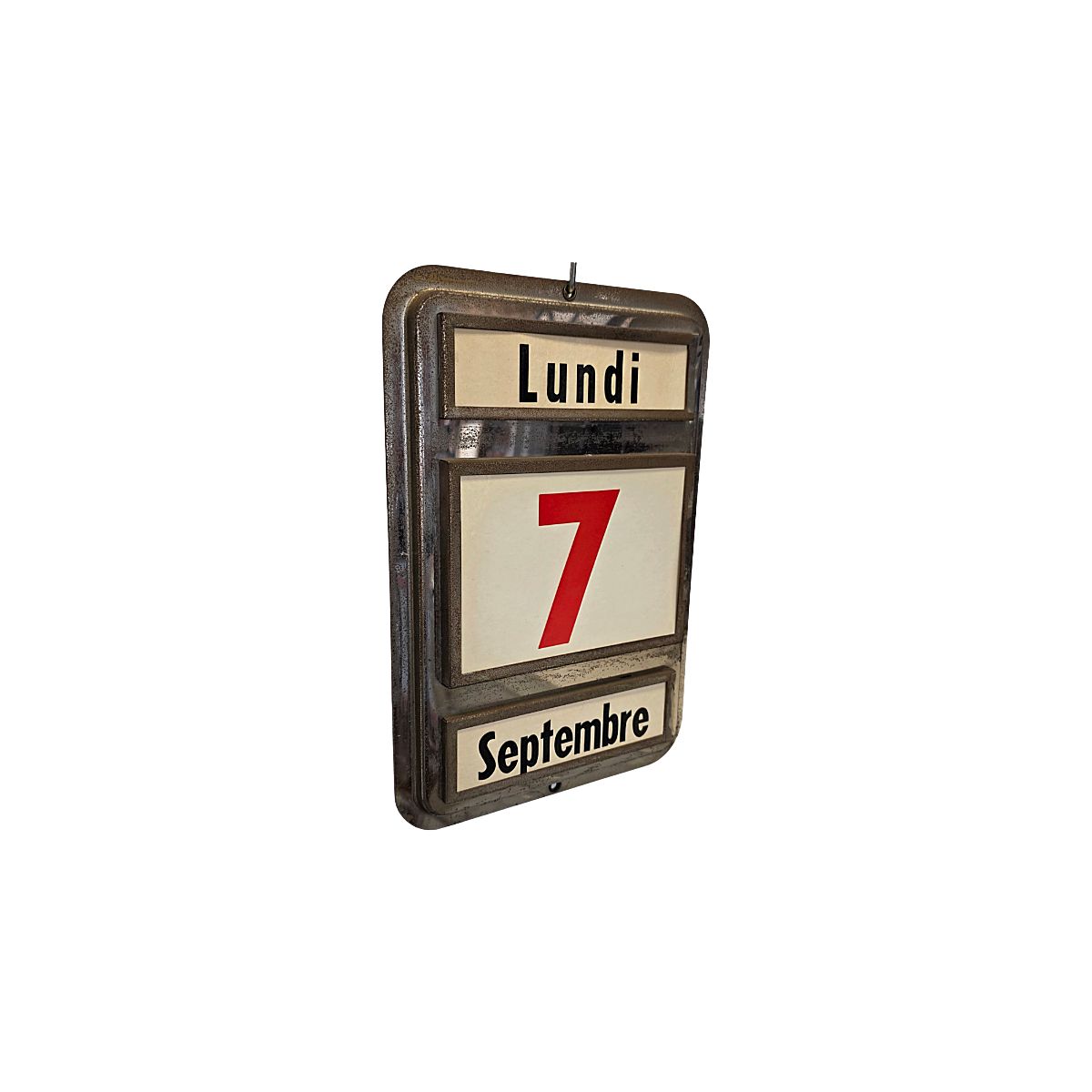 Vintage Franse Eeuwigdurende Wandkalender photo furniture