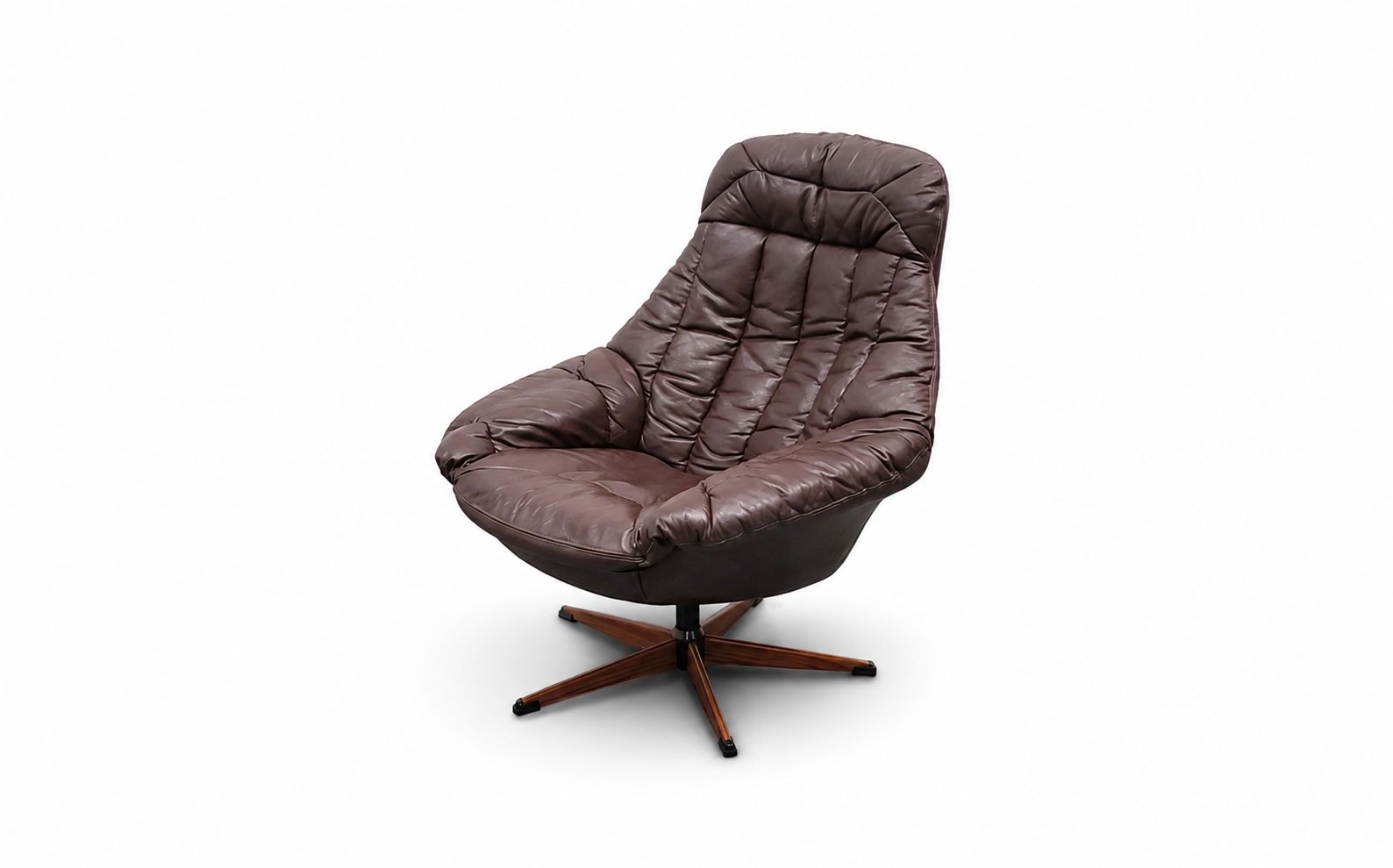Two   Henry Walter Klein For Bramin ‘Silhouette’ Swivel Armchairs, Denmark 1970 photo buy