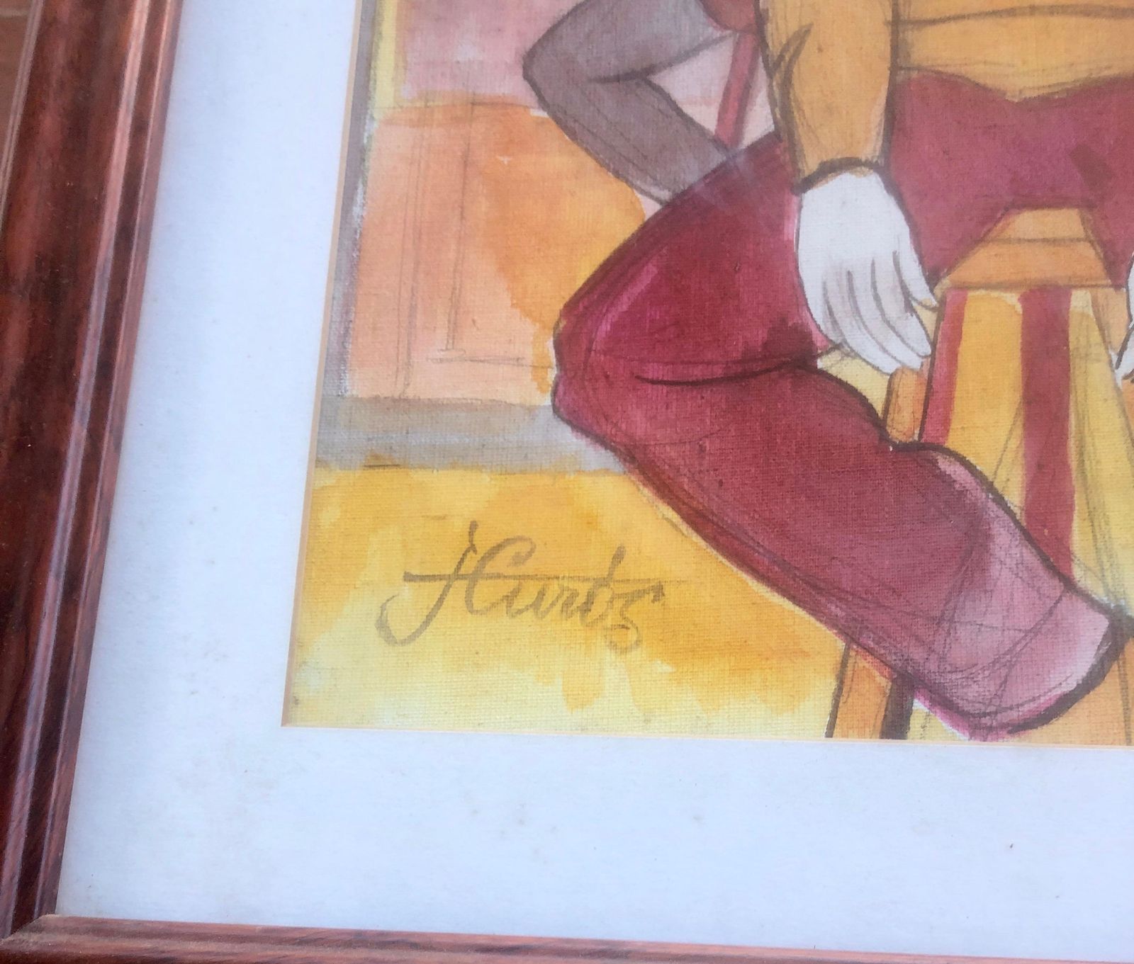 Jordi Curos, figure féminine fauviste espagnole, peinture figurative catalane moderne, art européen, 1979 photo for sale