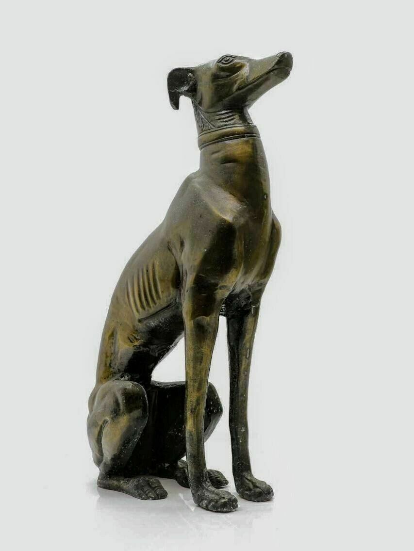 Lévrier bronzé Art Déco 0182. photo for sale