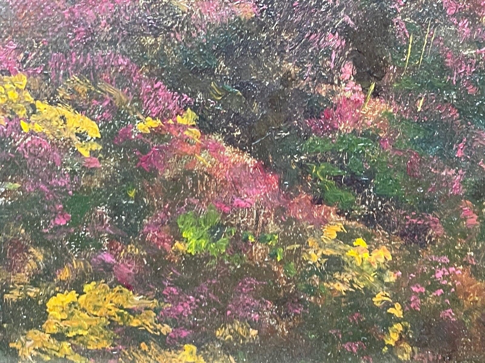 photo furniture Arthur Wardle 1864-1949 Signed Exmoor British Moorland Landscape Oil Painting