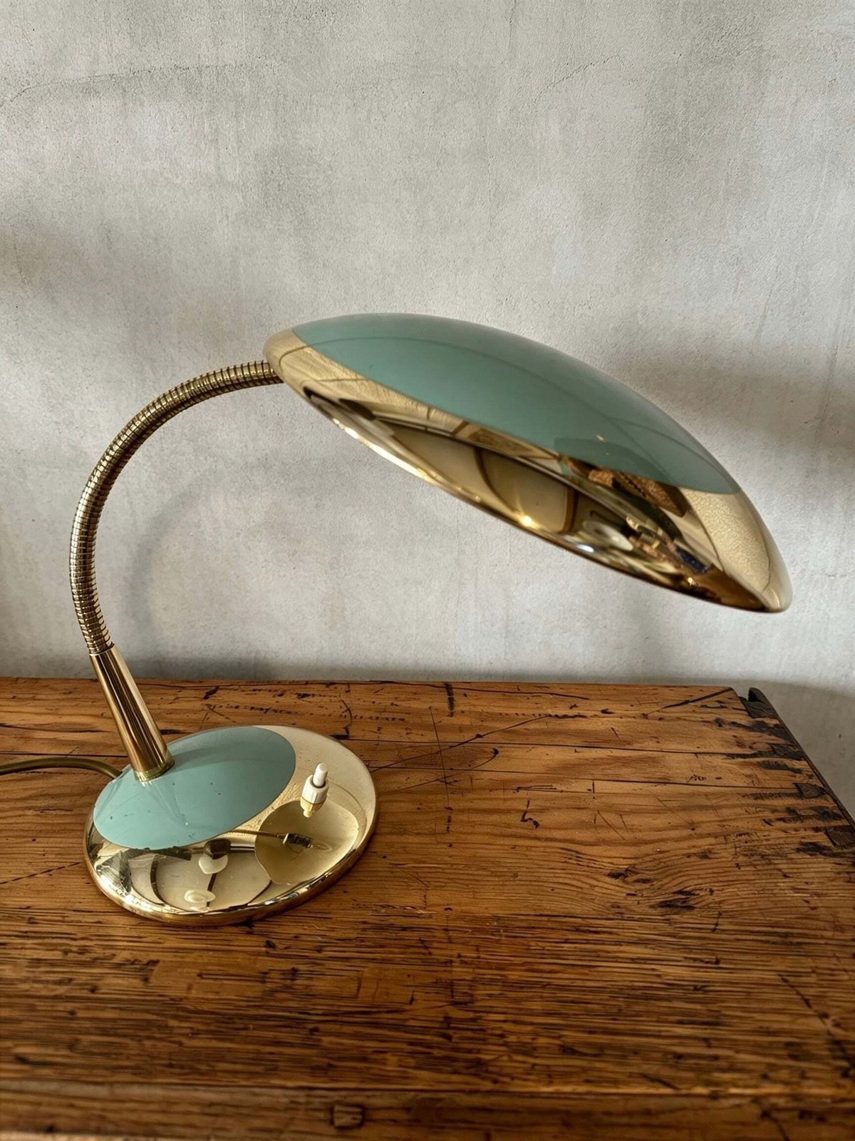 1950s Gooseneck Table Lamp By Hala photo vinterior