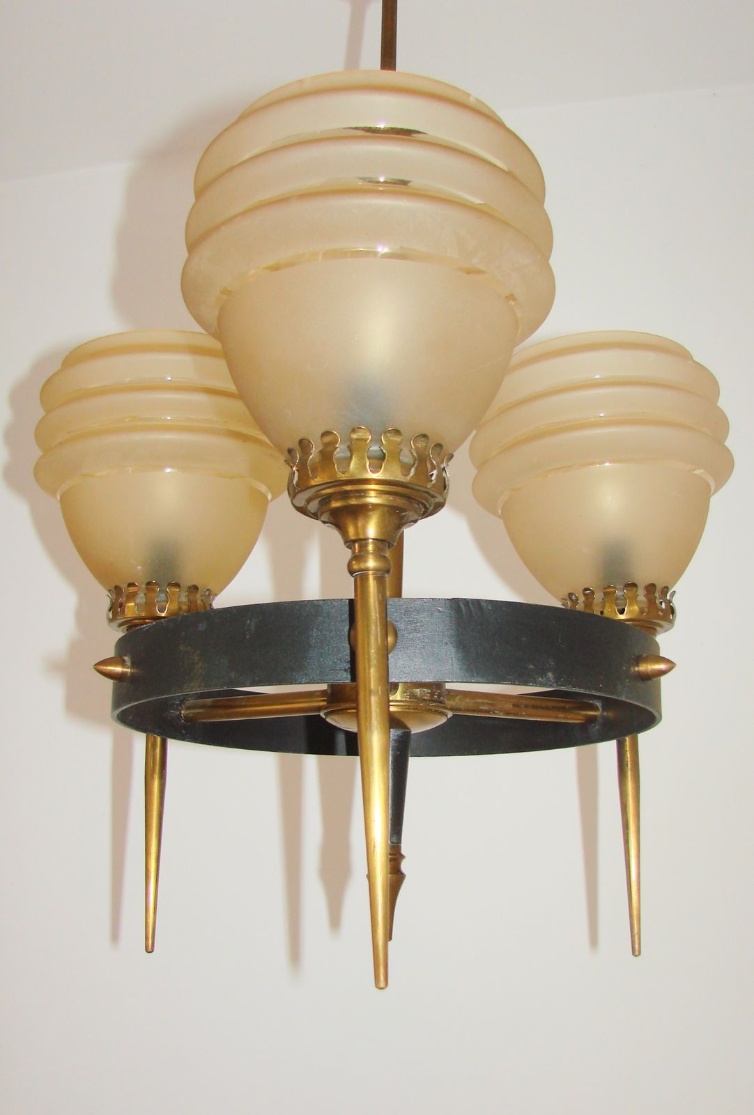 Een Kroonluchter Ca. Jaren 1960, Mid-Century Modern photo Verlichting