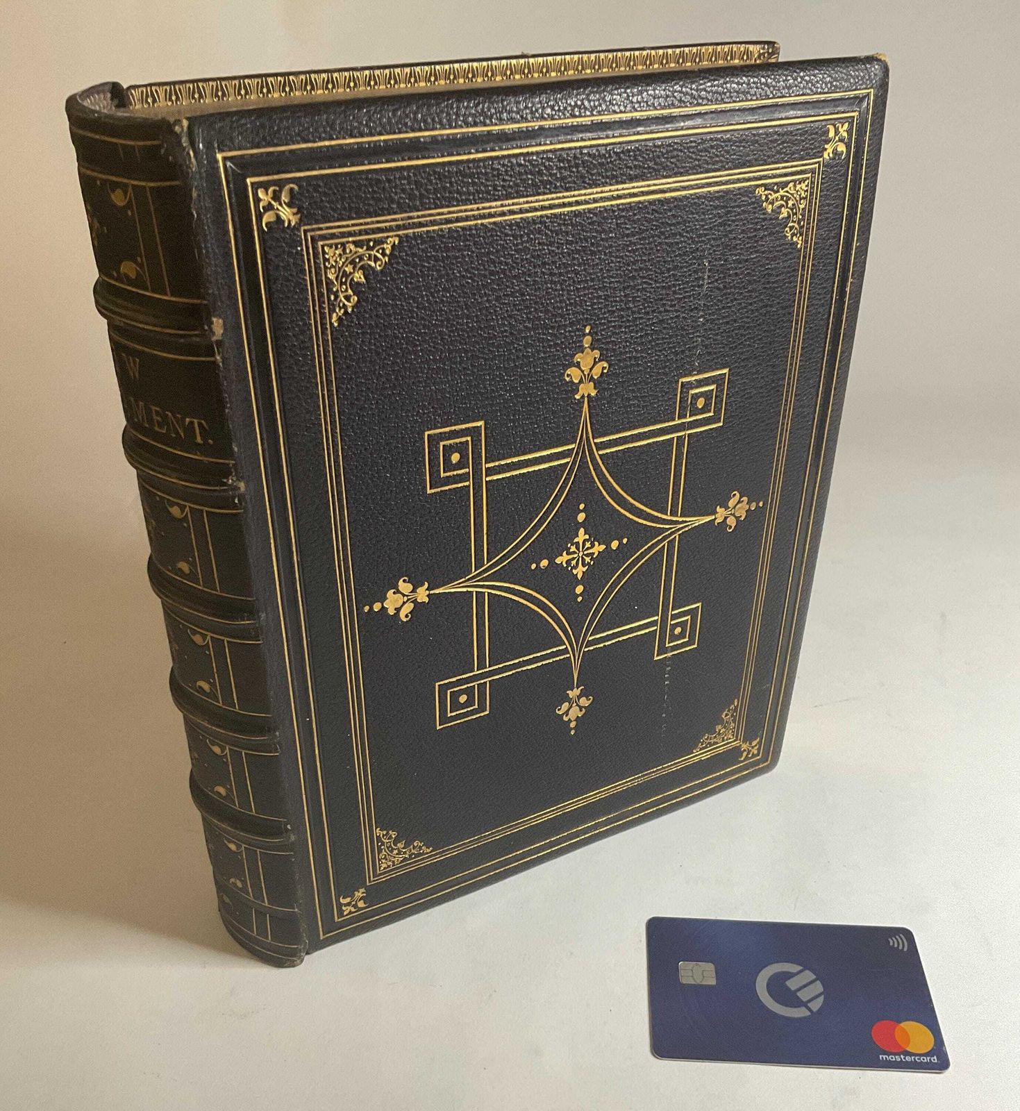 Uitzonderlijk geïllustreerd Nieuw Testament uit 1865, Renaissance-meesterwerken, bijzondere luxebinding met provenance van Myers & Co. photo buy