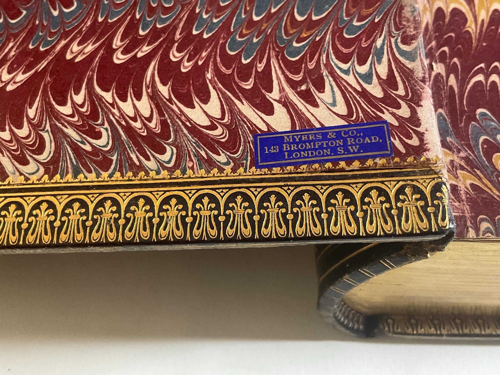 photo furniture Exquisite 1865 Illustrated New Testament, Renaissance Masterworks, Exceptional Fine Binding With Myers & Co. Provenance