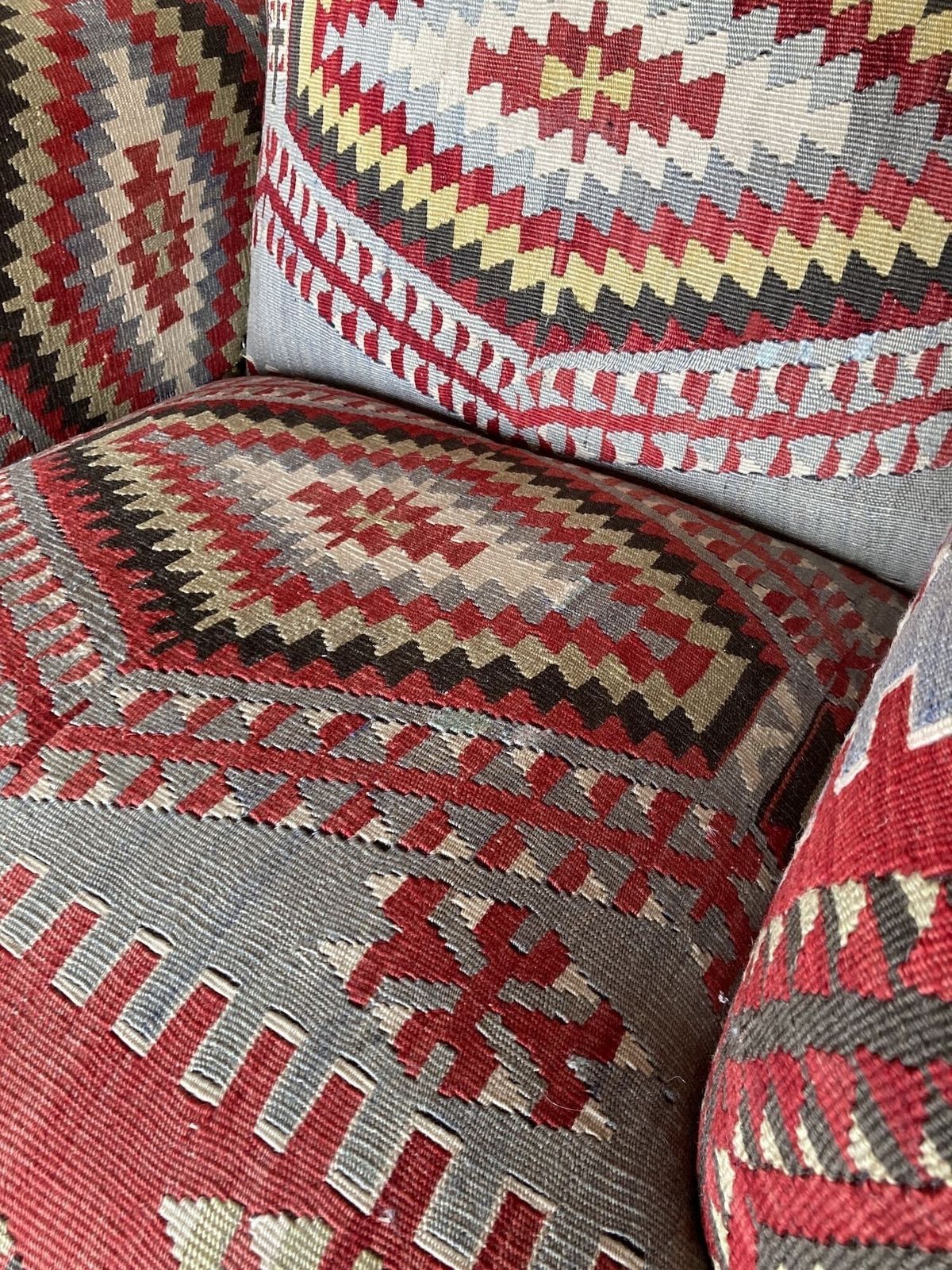 Kilim Fauteuil 0,94m x 0,84m x H0,90m photo vinterior
