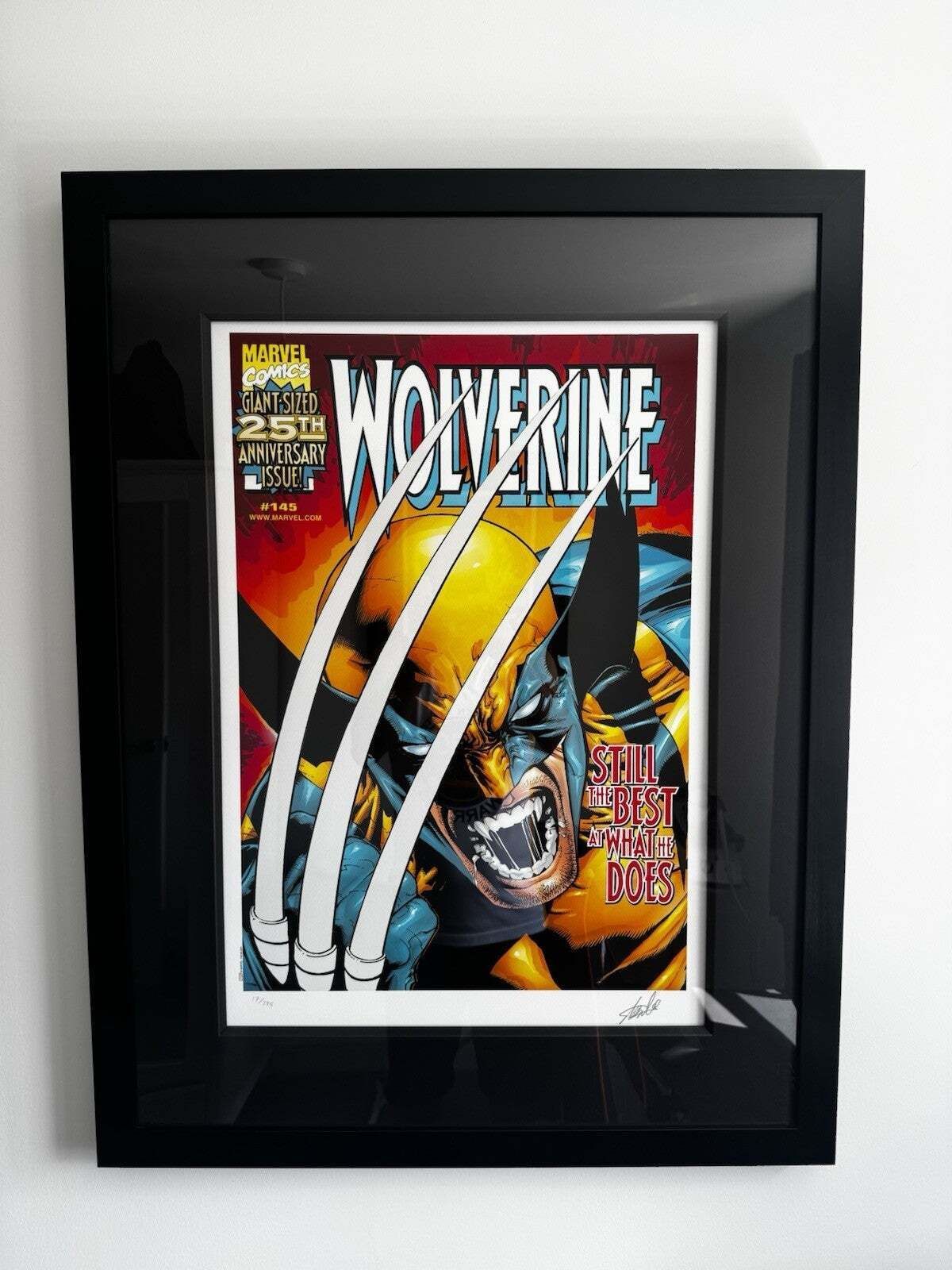 9409.0 Marvel Superheroes   Portfolio Of 6. Ingelijst, Handgesigneerd door Stan Lee photo