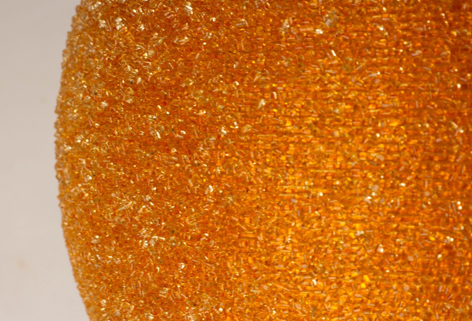 Franse plafondlamp, getextureerd oranje plexiglas, Space Age, ca. 1970 photo buy