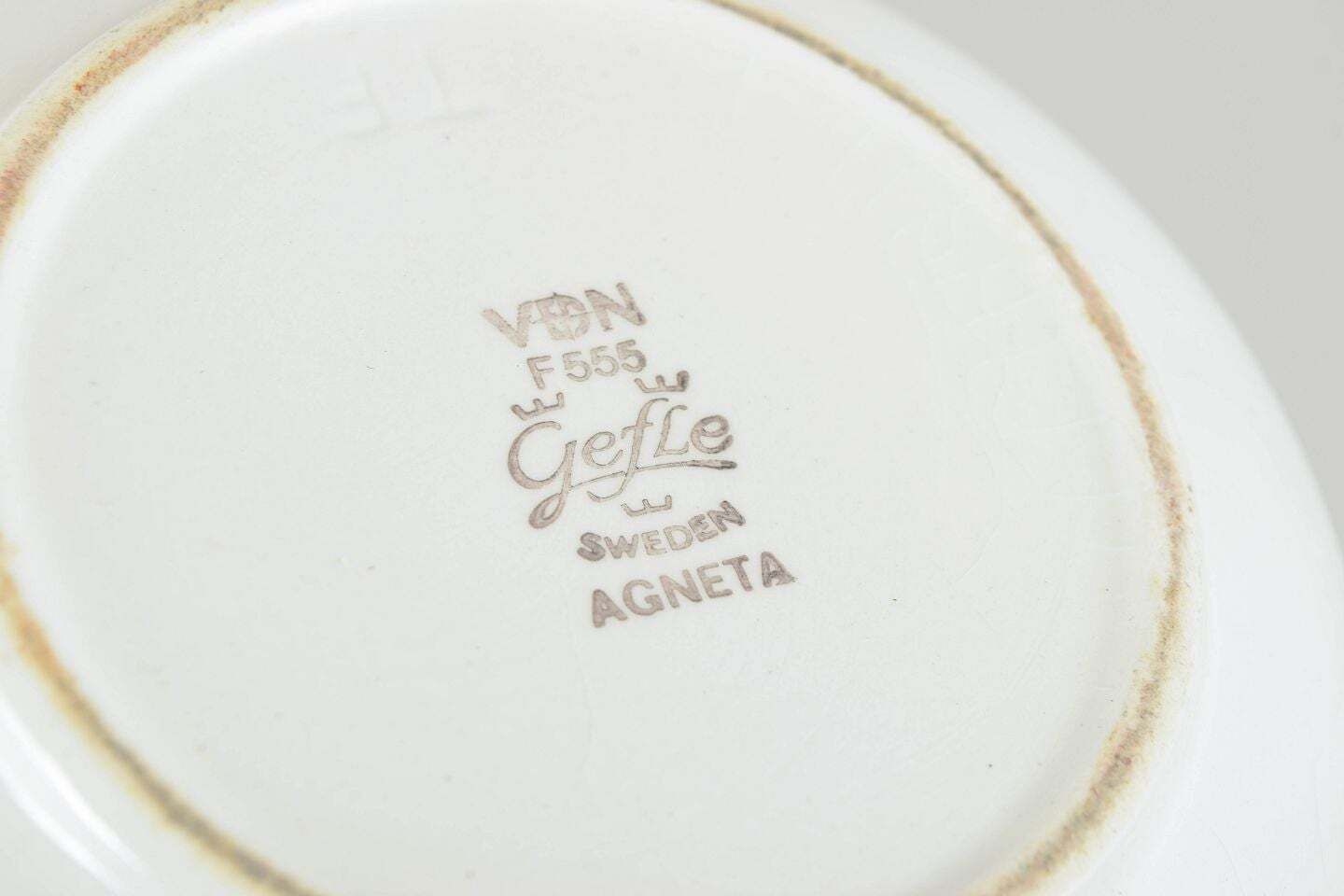 Gefle, Sweden. Set Of Two Stoneware “Agneta” Pitchers, 1970s. photo Home Decor