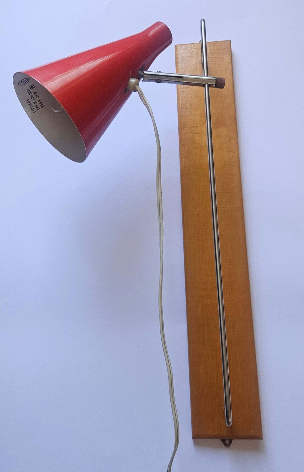 Rare Midcentury Wall Lamp Lidokov In Style Of Stilnovo, 1960s photo Lighting